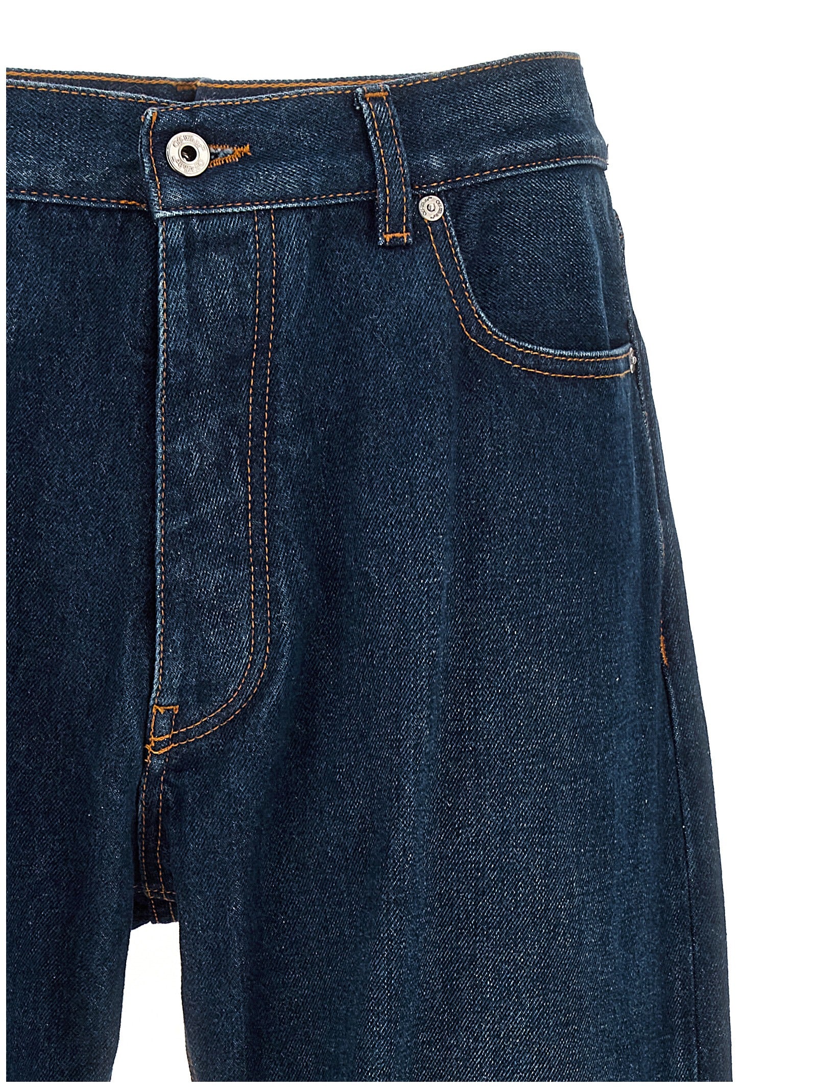 Jean en jean Off-White bleu en coton