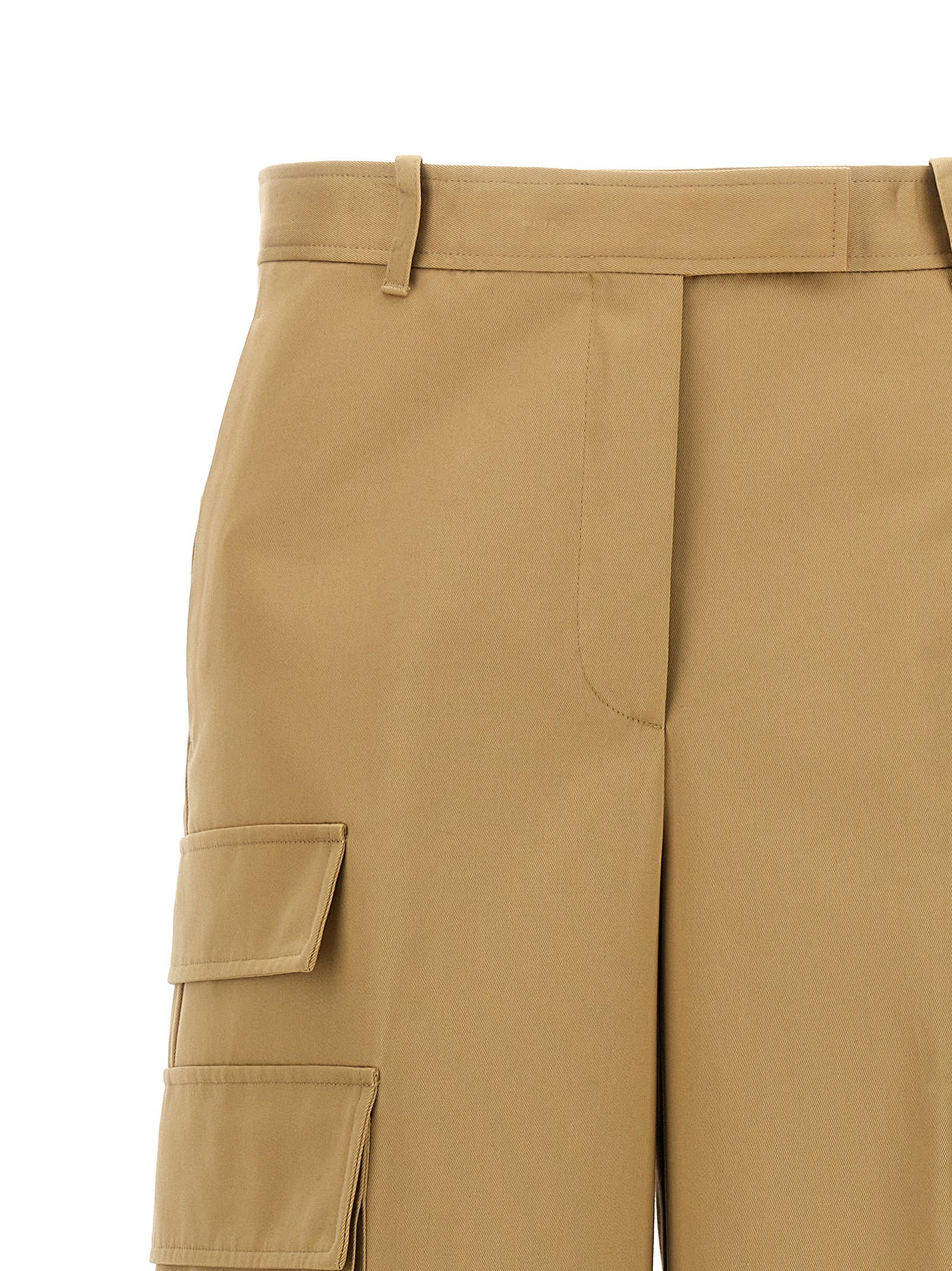 Pantalon cargo Versace en coton beige