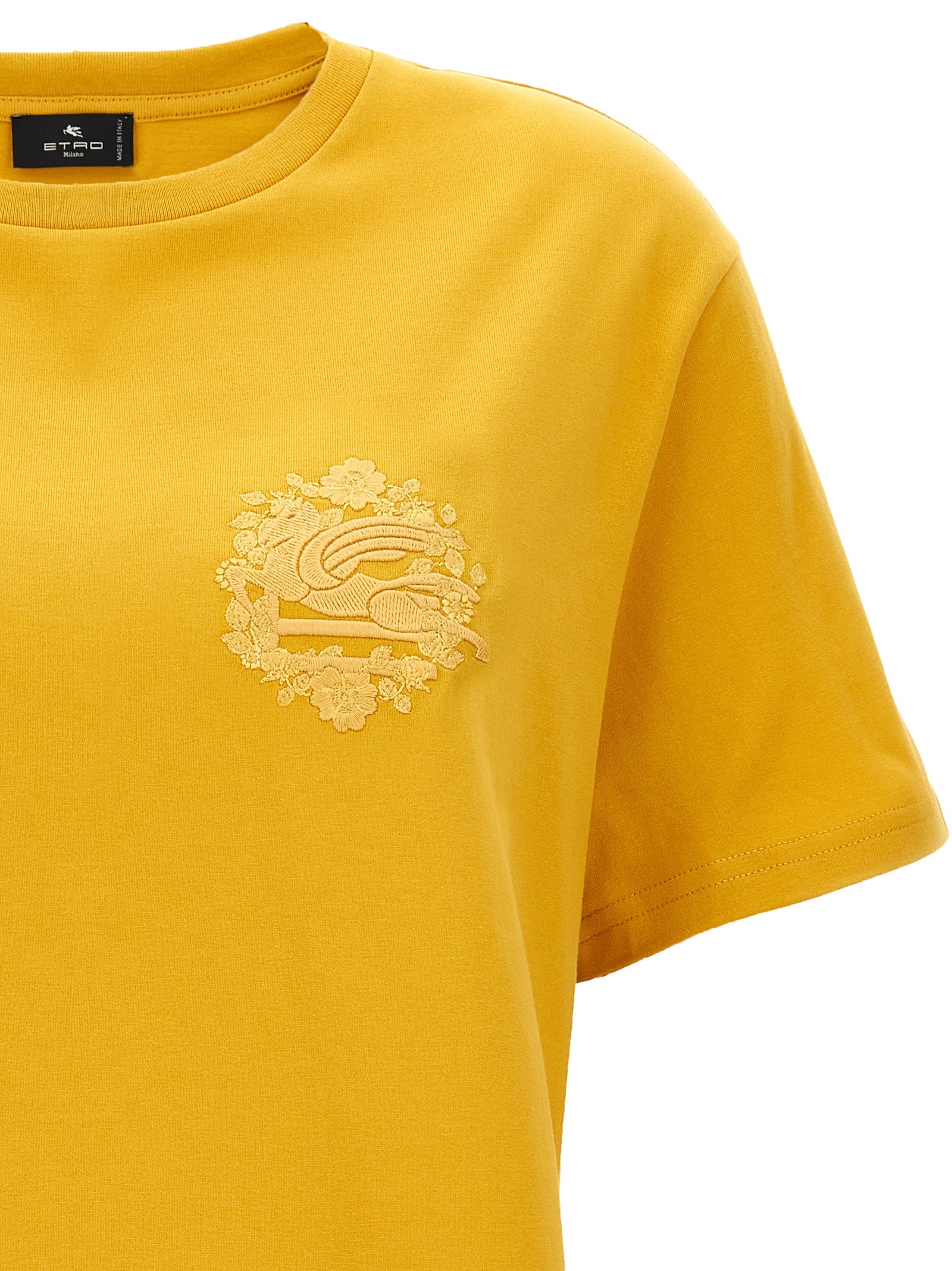 T-shirt bicolore en coton Etro