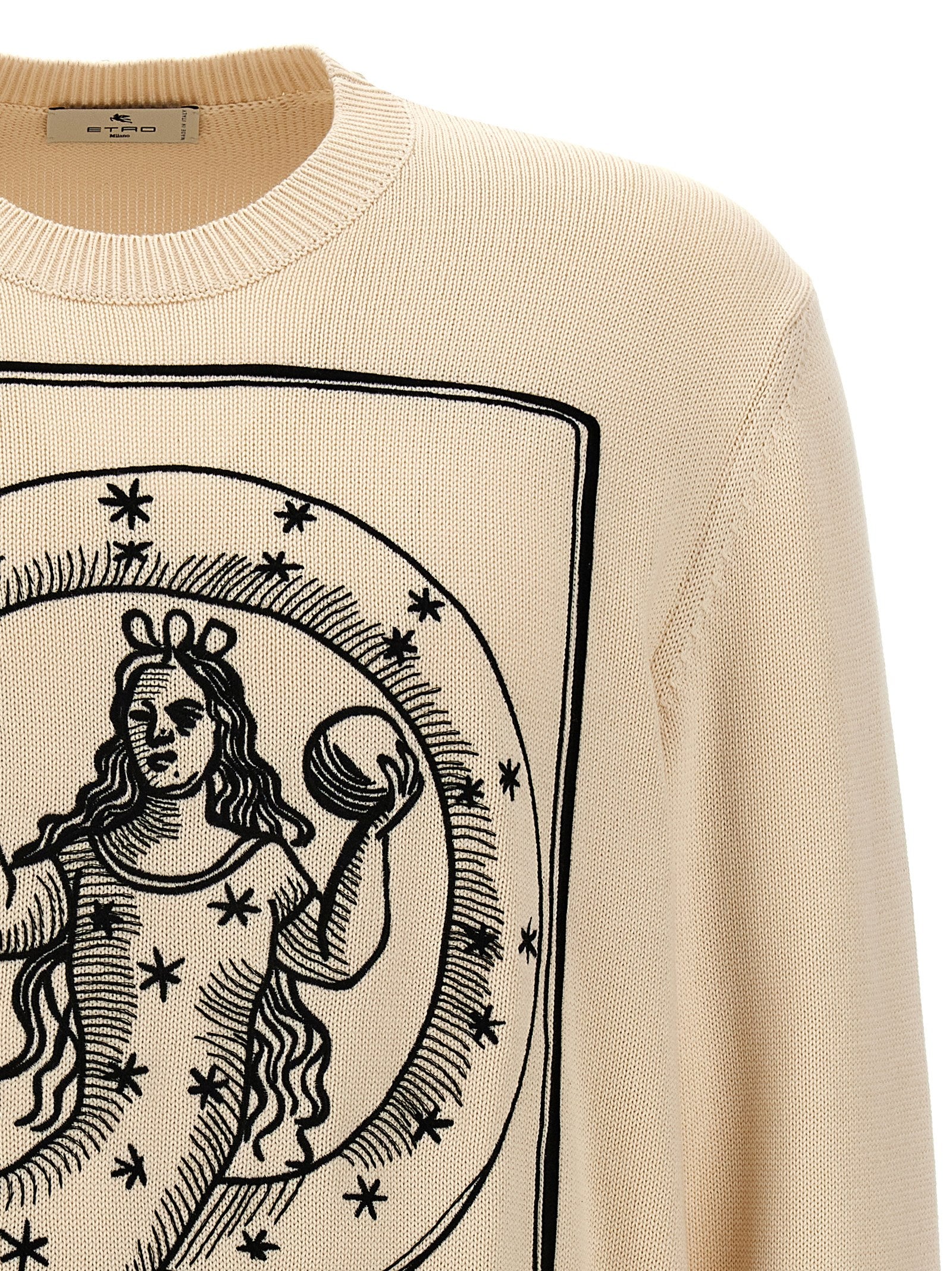 Cardigan Etro en coton beige