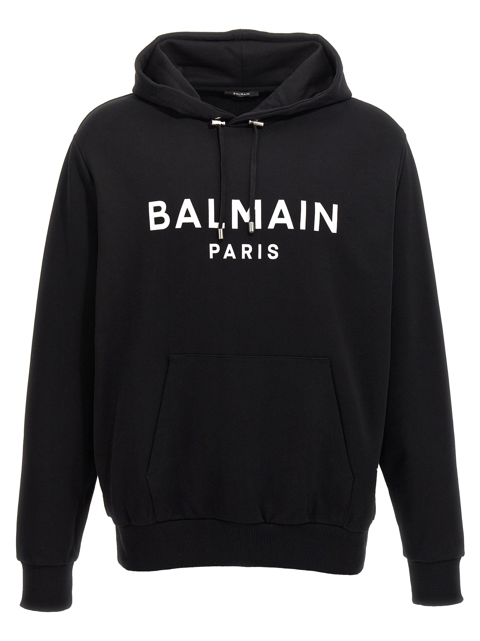 Sweat-shirt bicolore en coton Balmain
