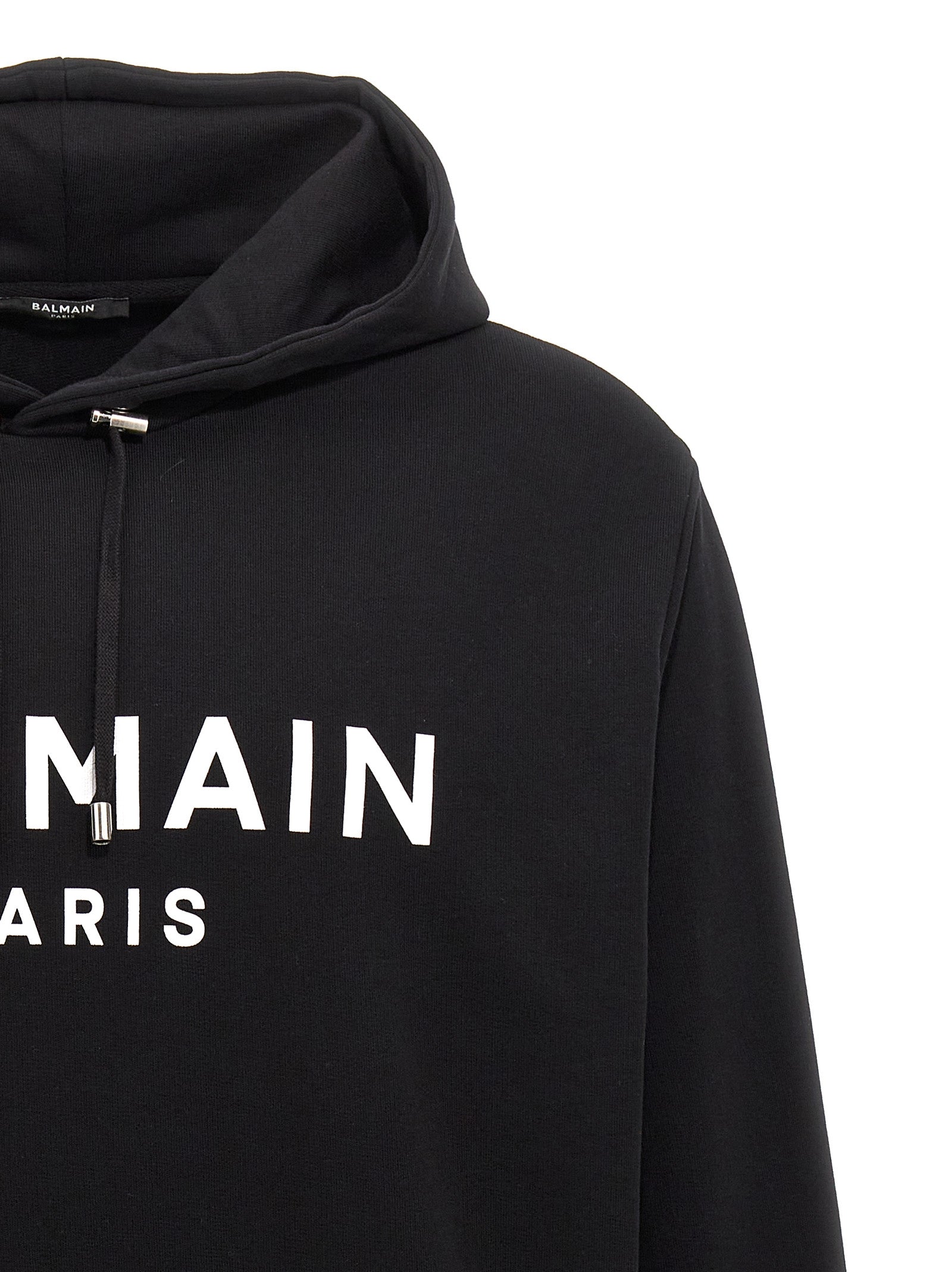Sweat-shirt bicolore en coton Balmain