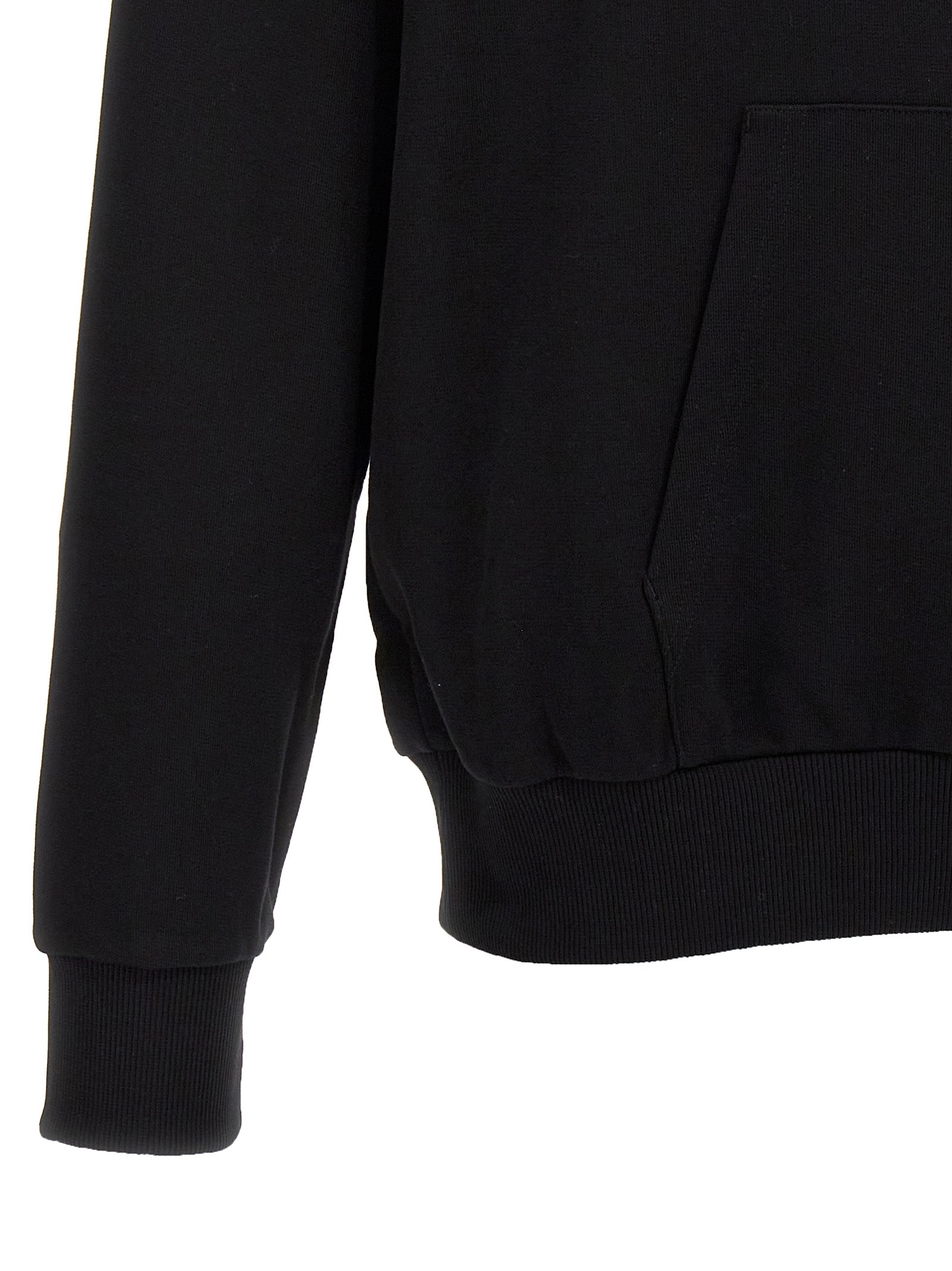 Sweat-shirt bicolore en coton Balmain
