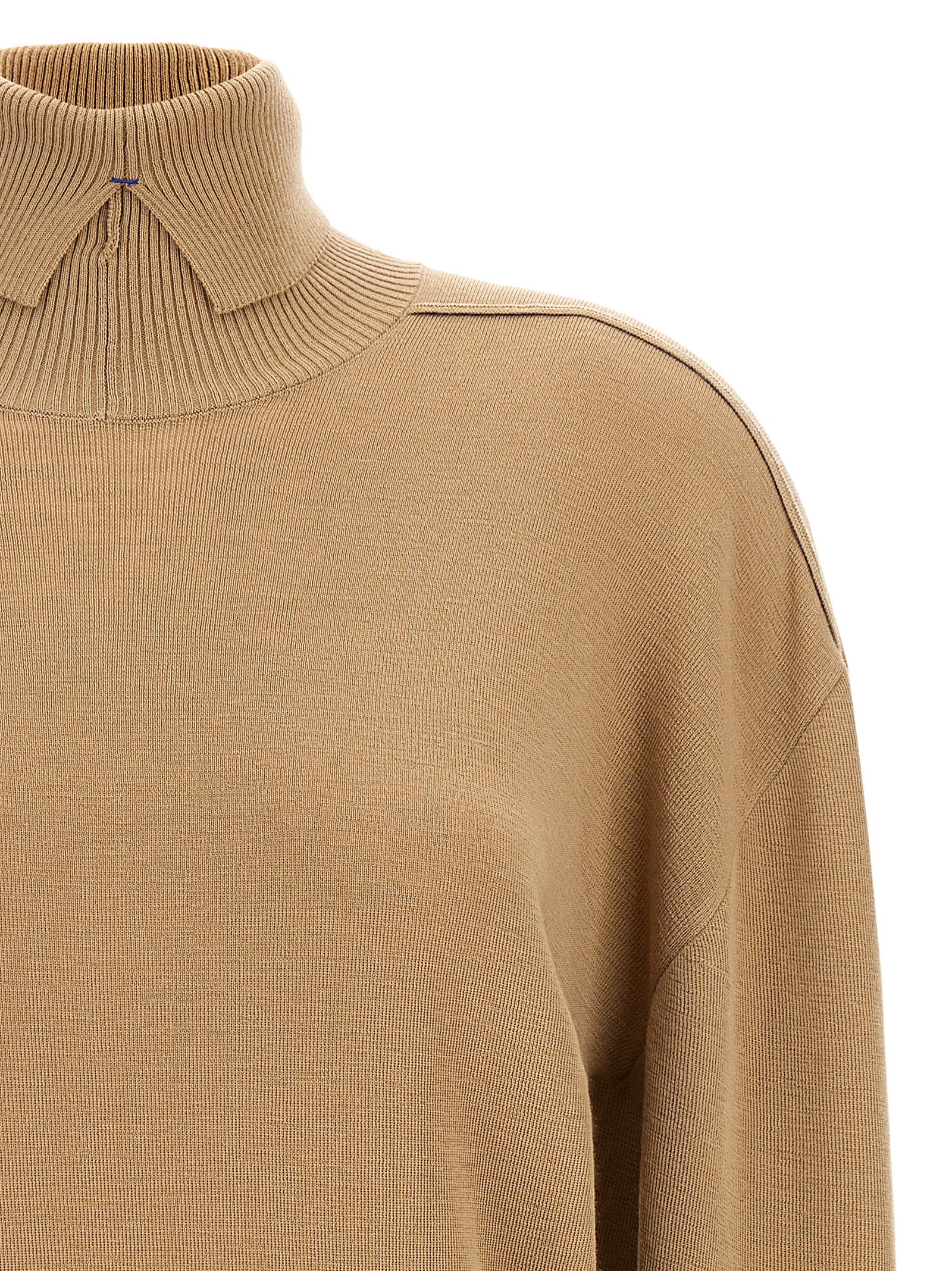 Cardigan en laine beige Burberry