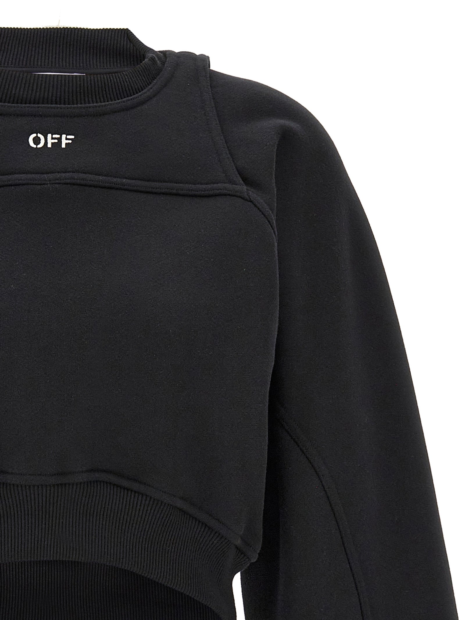 Off-White Bicolor-Baumwollsweatshirt
