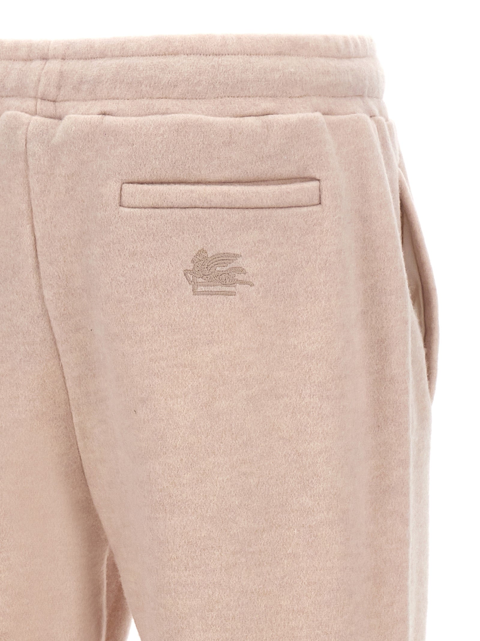 Beige Wool Joggers (Workout Pants)