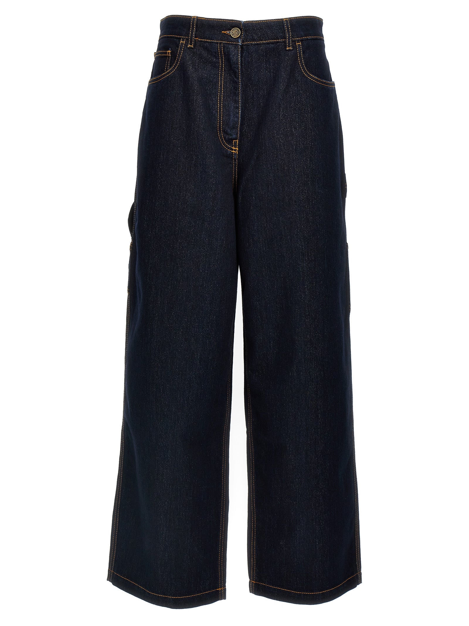 Etro Jeans en denim de coton bleu