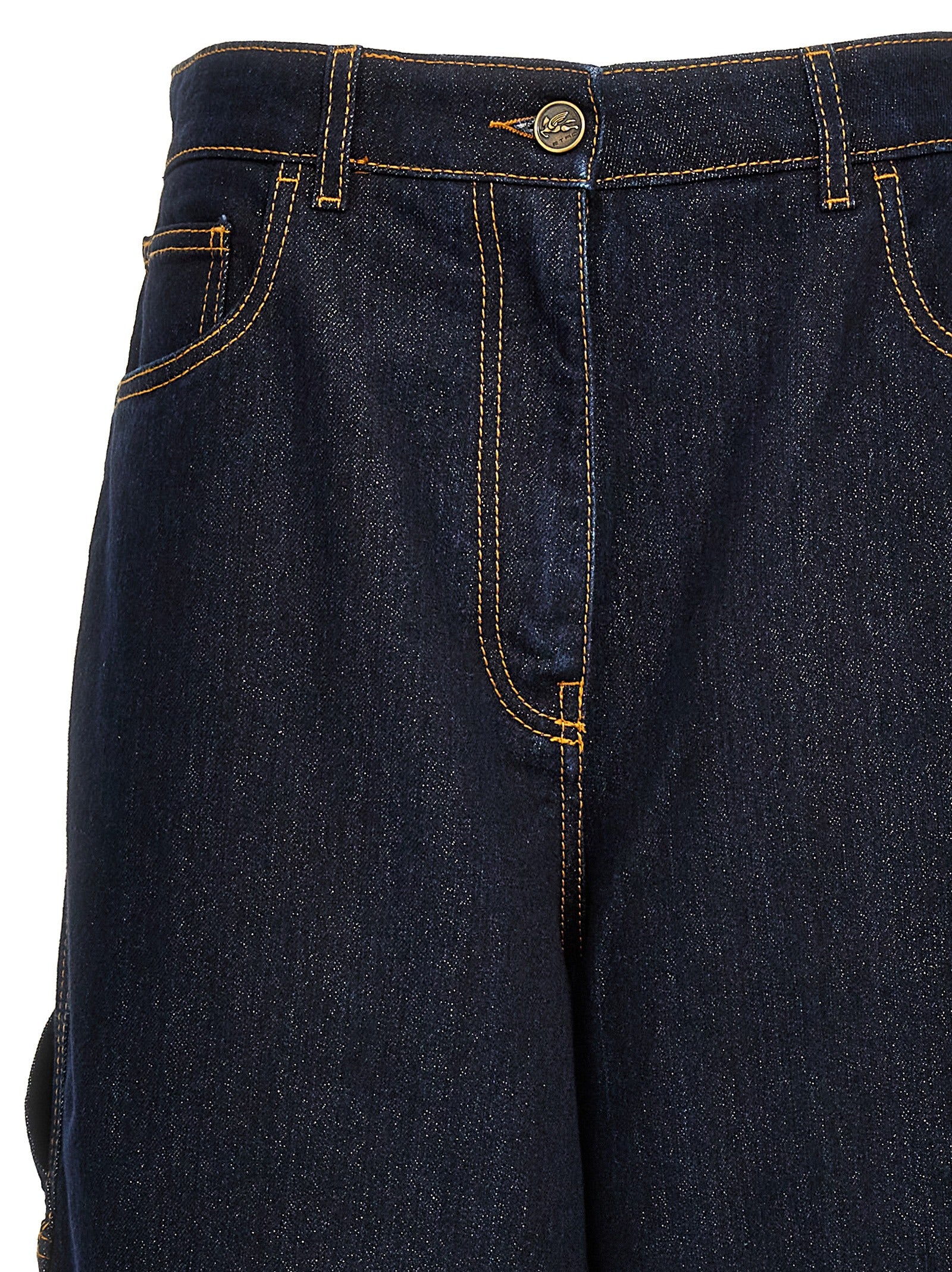 Etro Jeans en denim de coton bleu