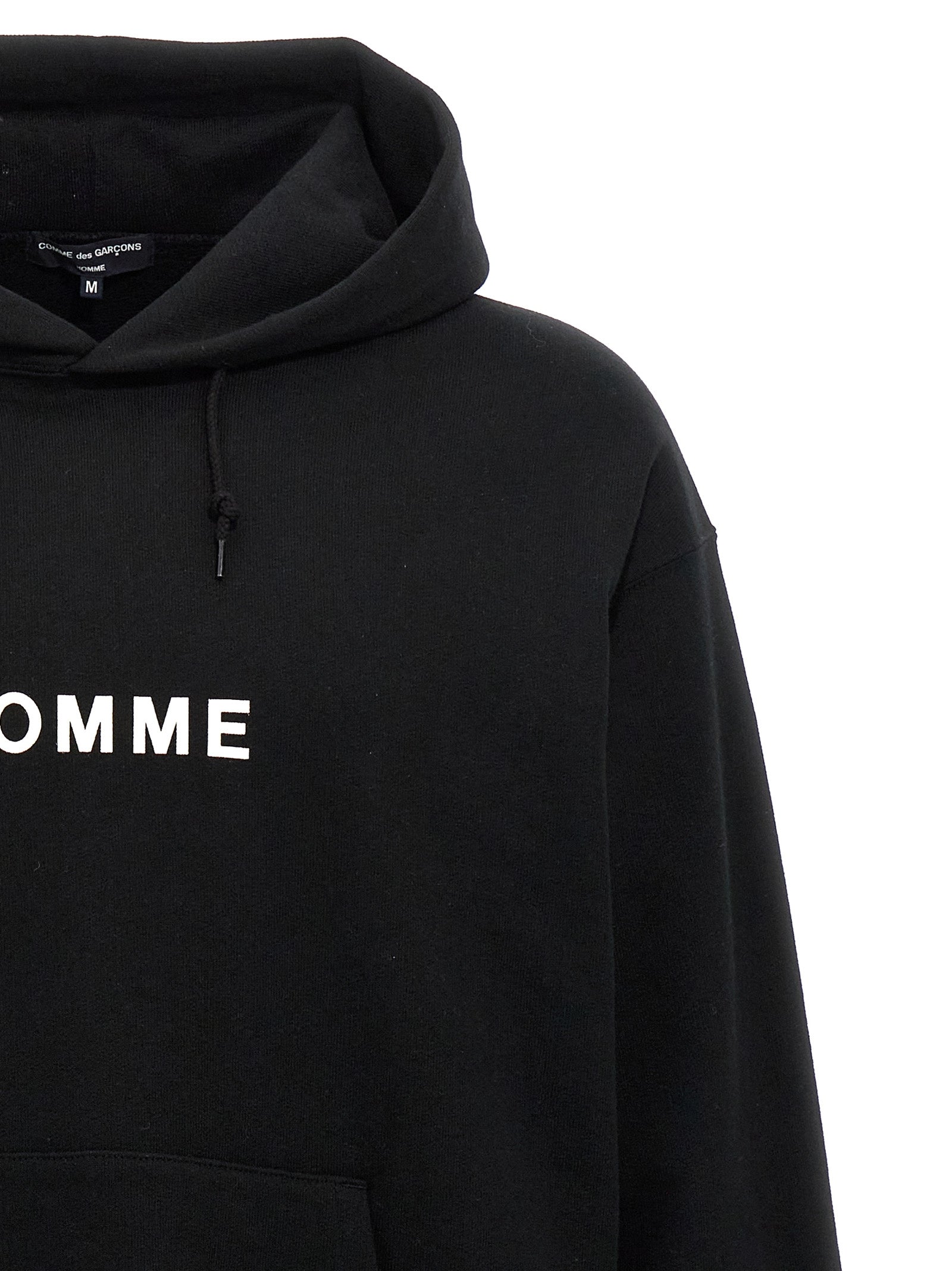 Sweat-shirt en coton noir Comme des Garçons