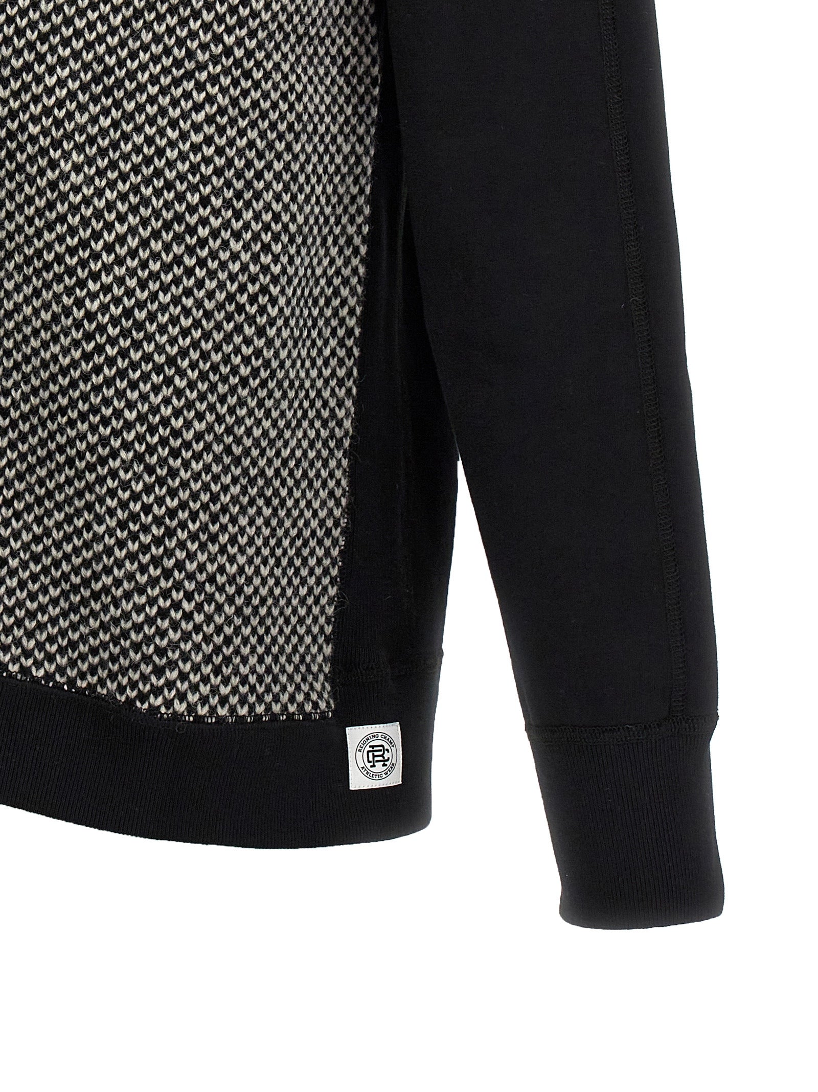 Sweat-shirt bicolore en coton Junya Watanabe