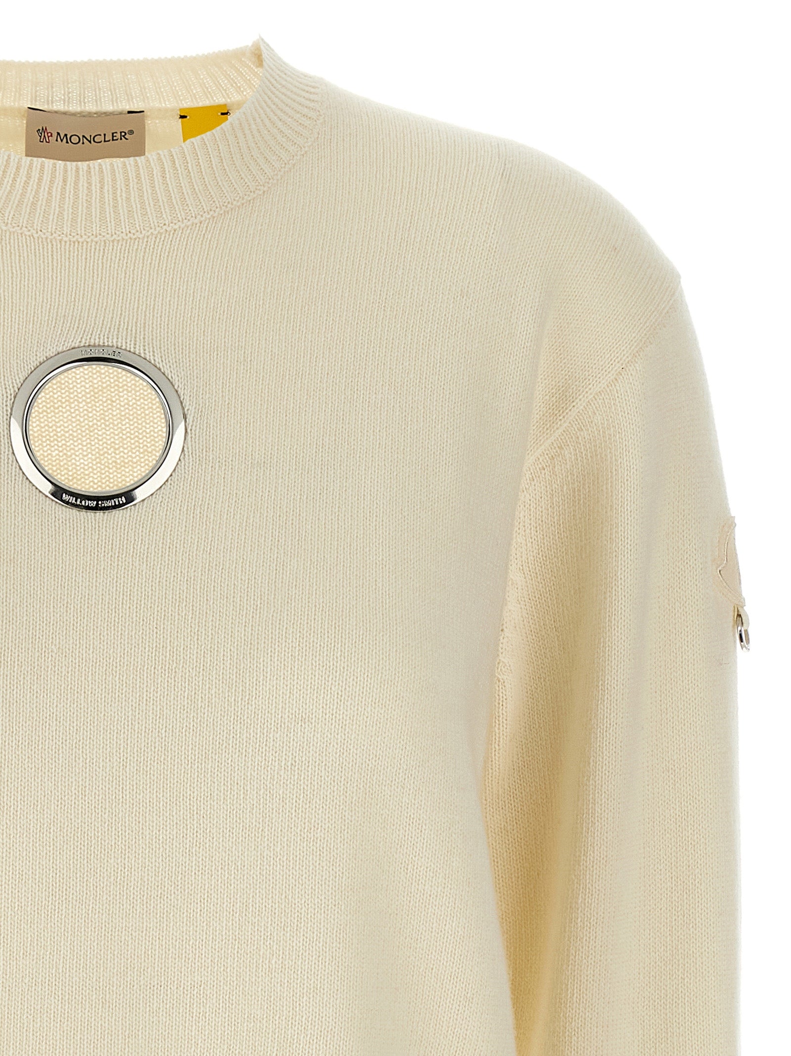 Gilet Moncler Genius en laine blanc