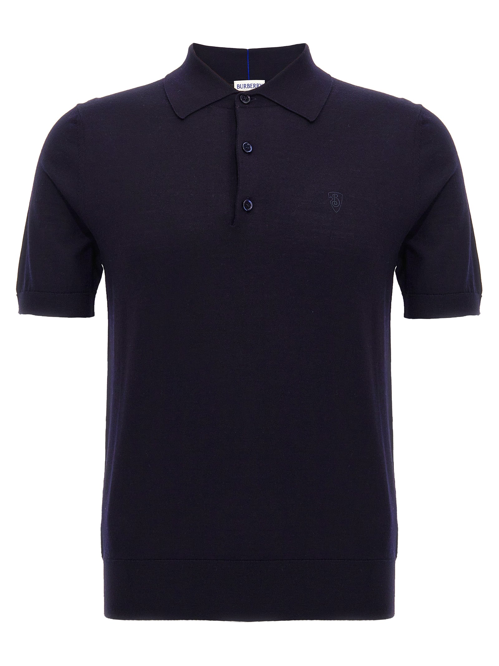 Polo Burberry en laine bleue