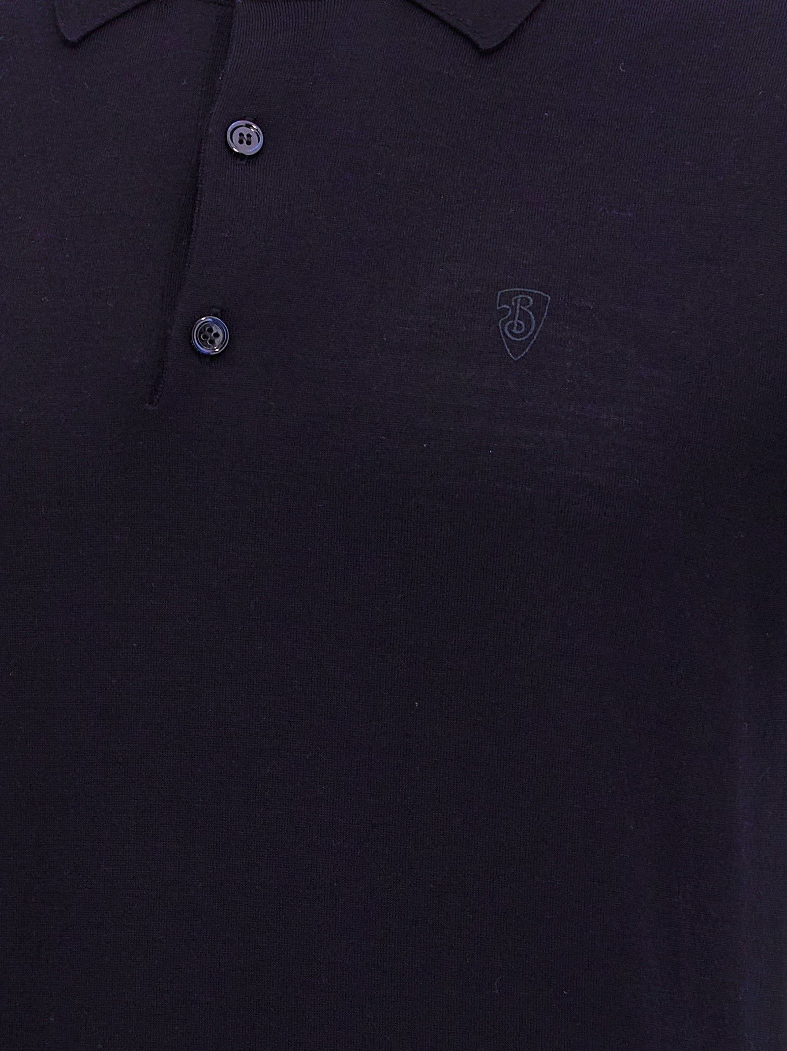 Polo Burberry en laine bleue
