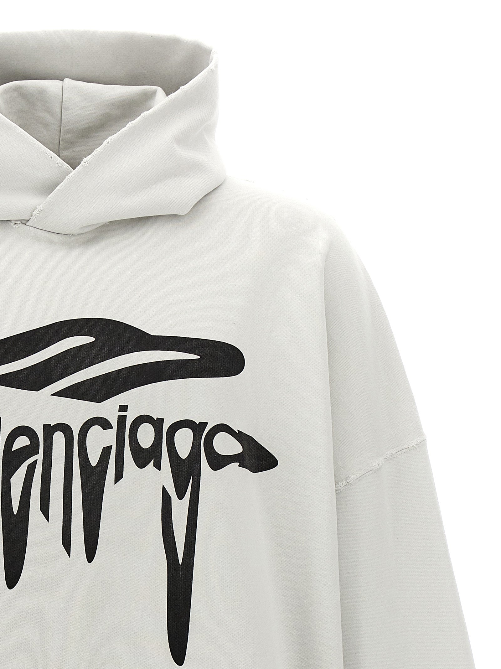 Sweat-shirt Balenciaga en coton blanc