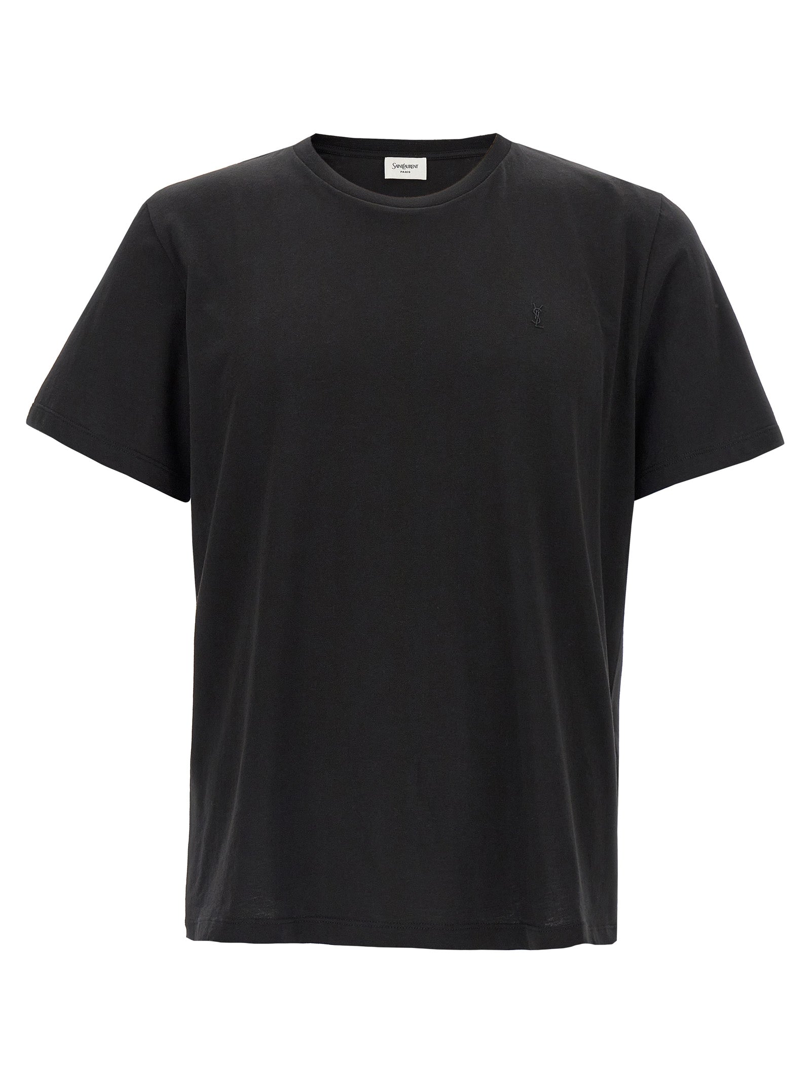 T-shirt Saint Laurent en coton noir