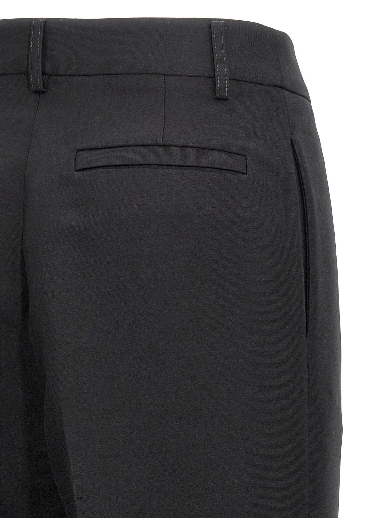 Pantalon Ferragamo noir en viscose