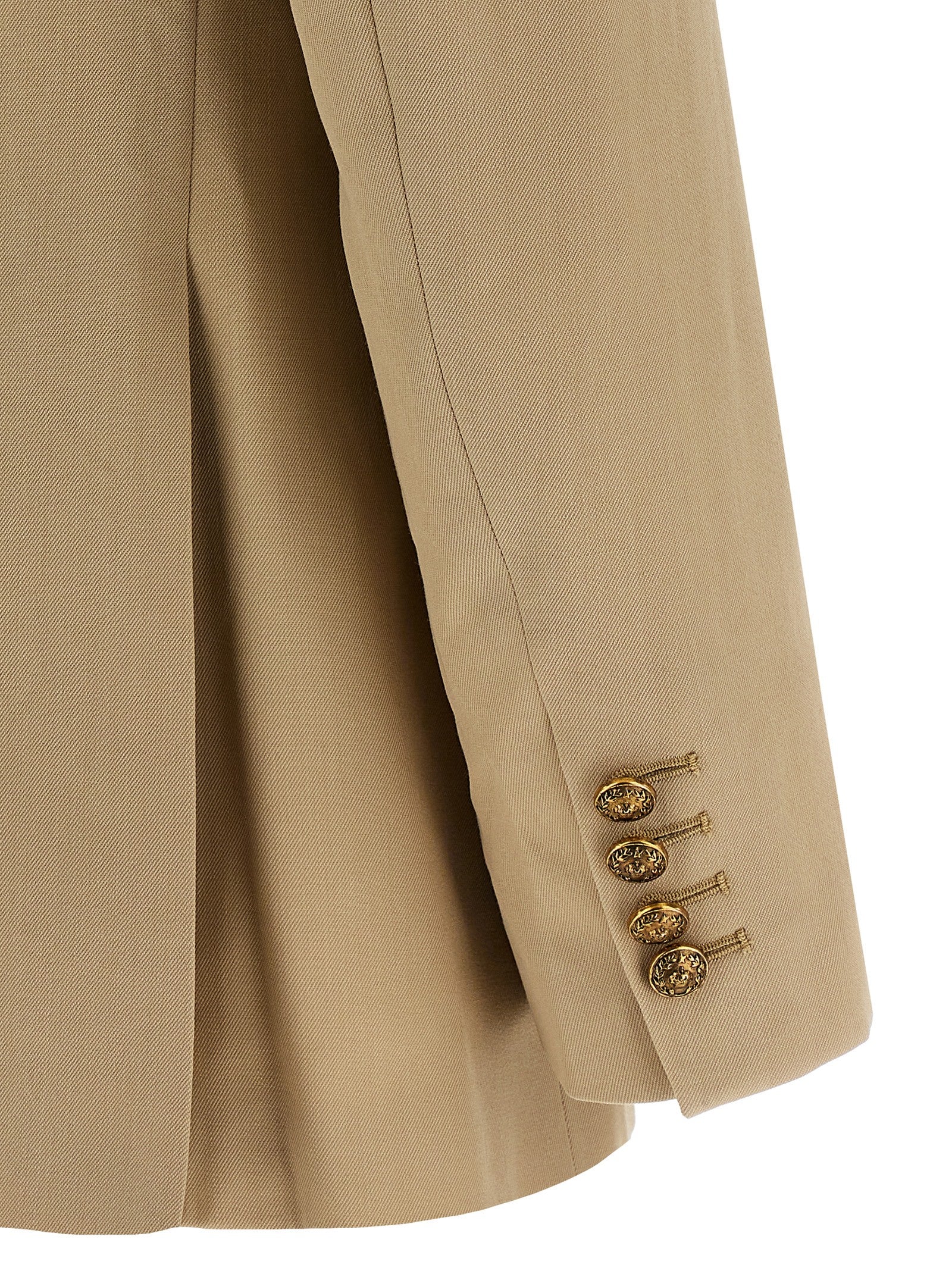 Beige Virgin Wool Blazer