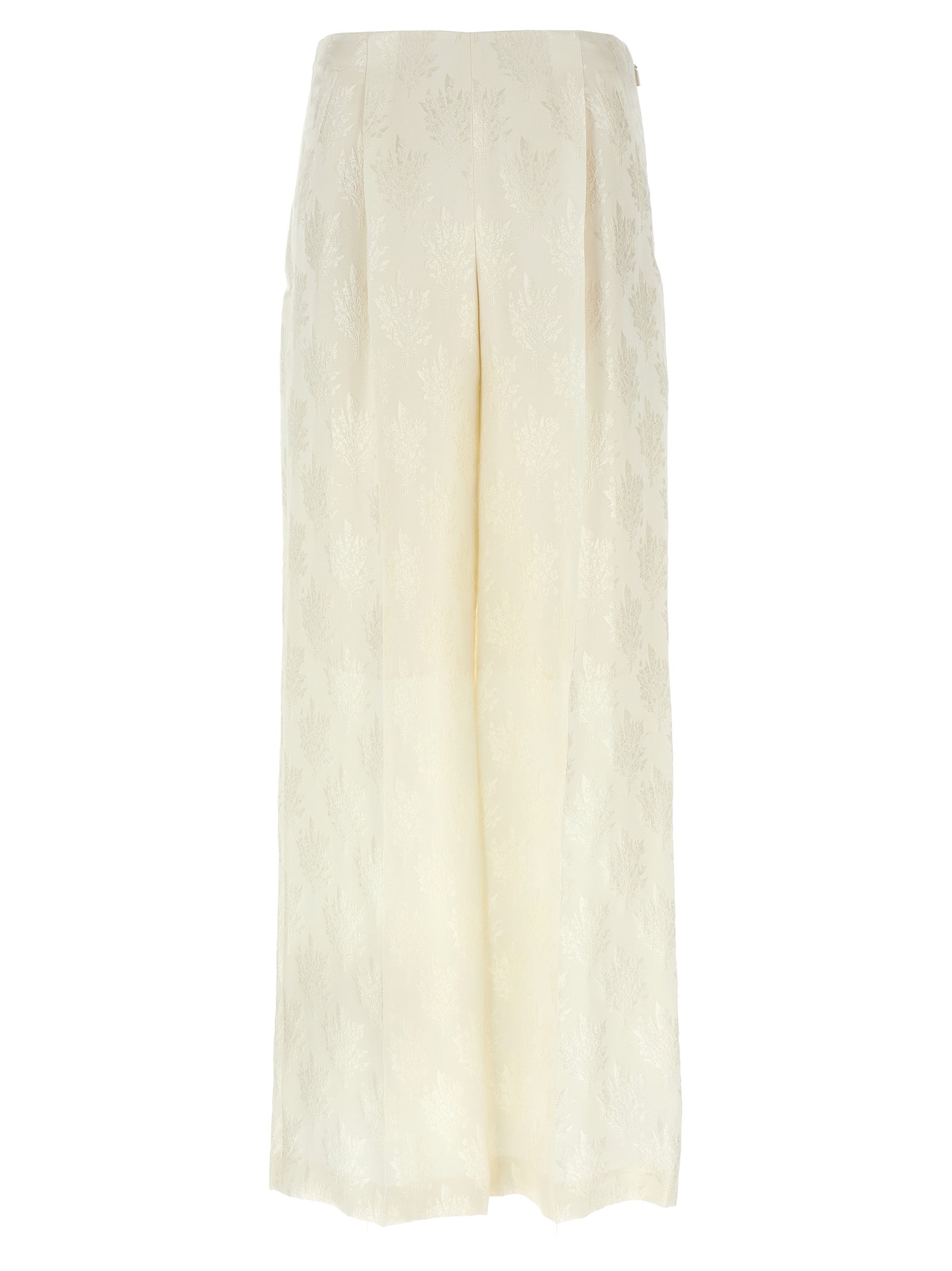 Fendi Weiße Seidenhose