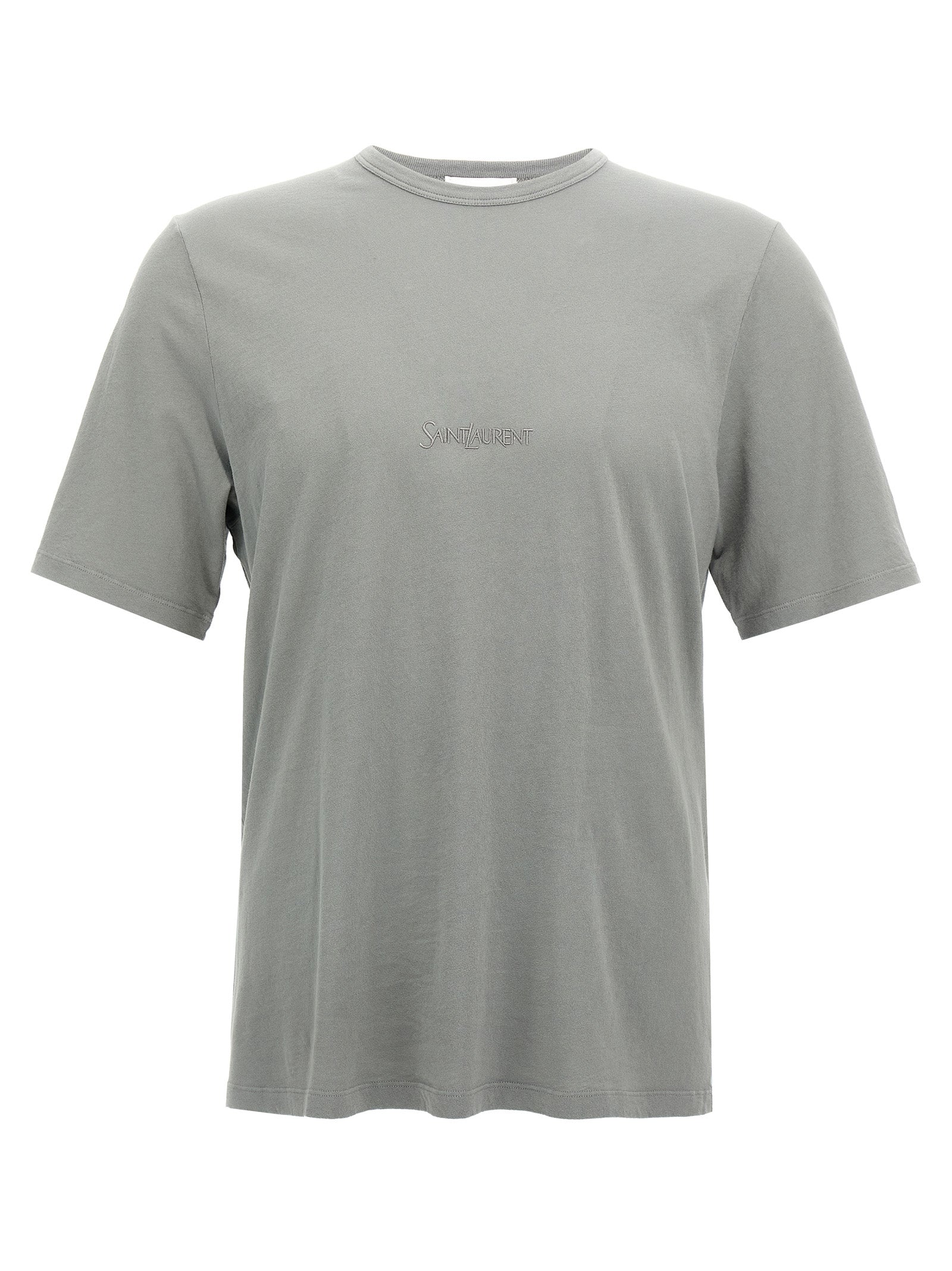 T-shirt Saint Laurent en coton gris