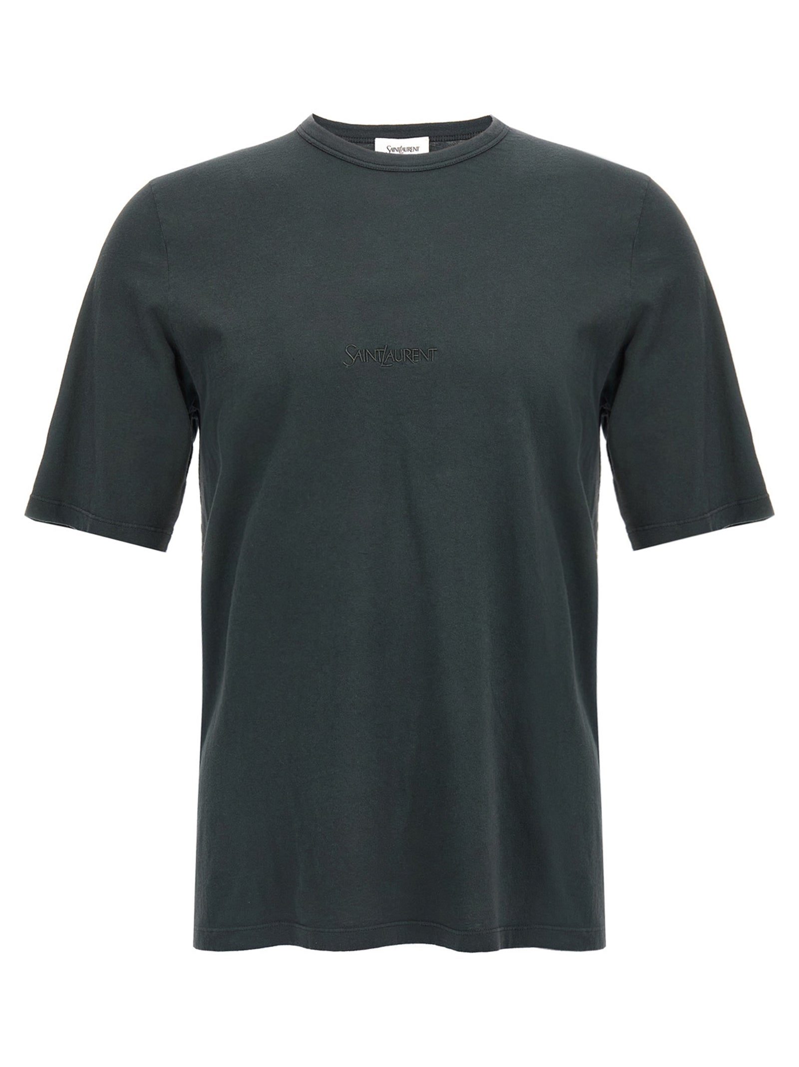 T-shirt Saint Laurent en coton noir