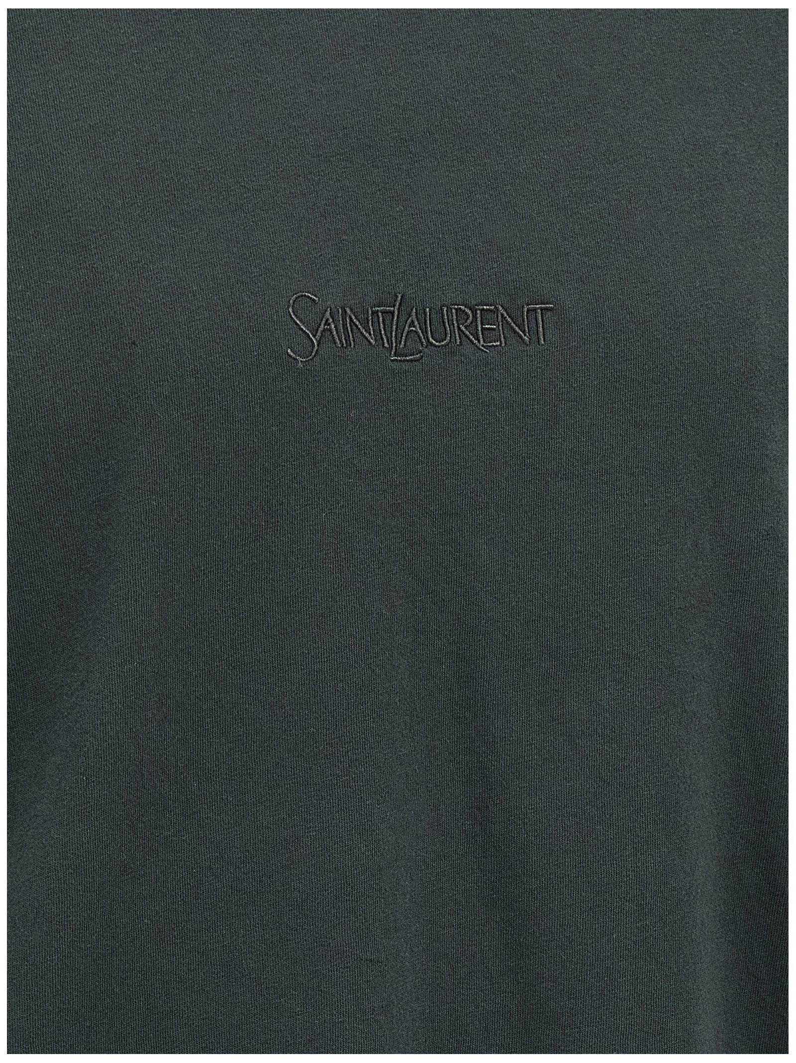 T-shirt Saint Laurent en coton noir