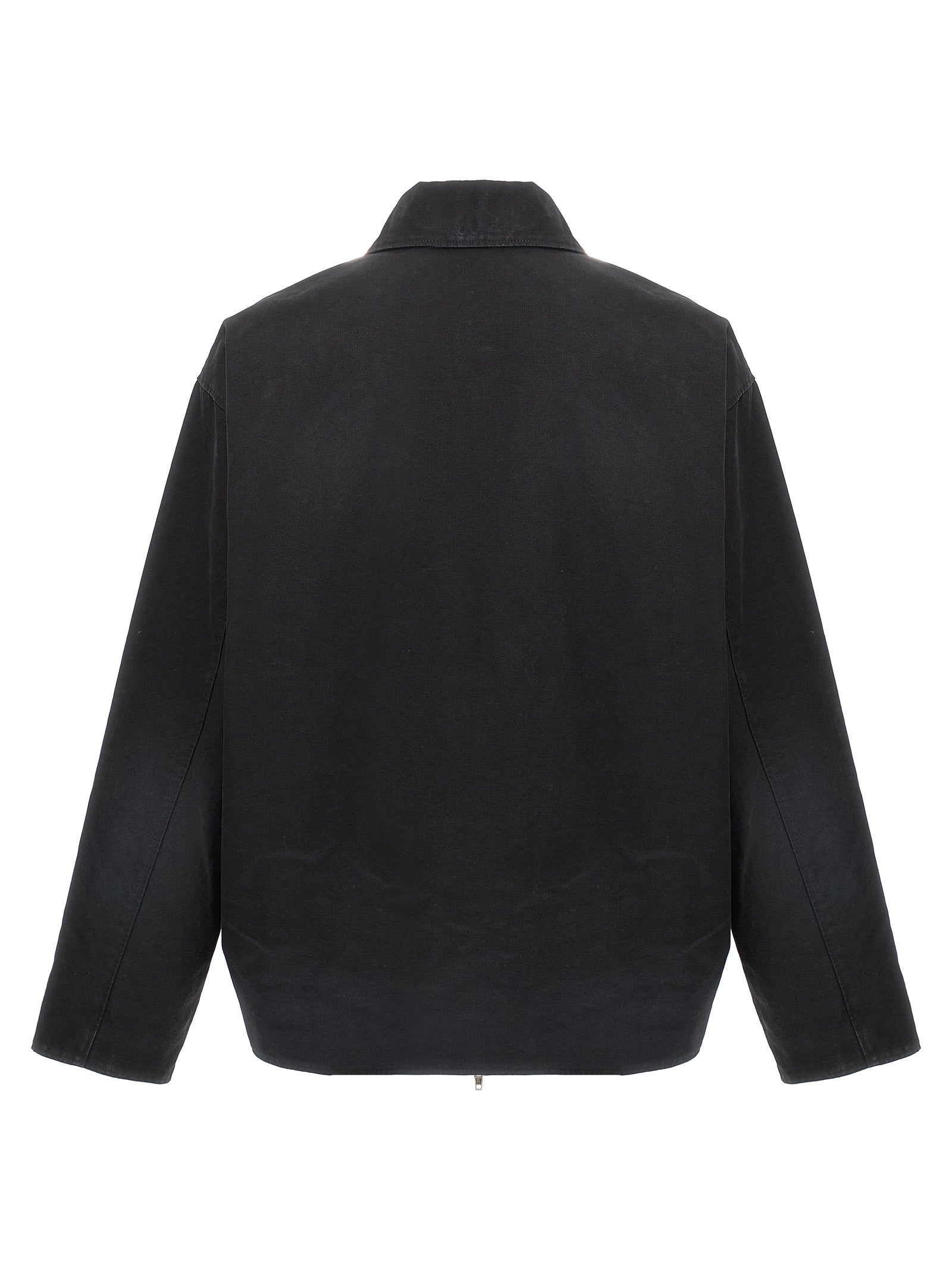 Balenciaga Veste longue en coton noir
