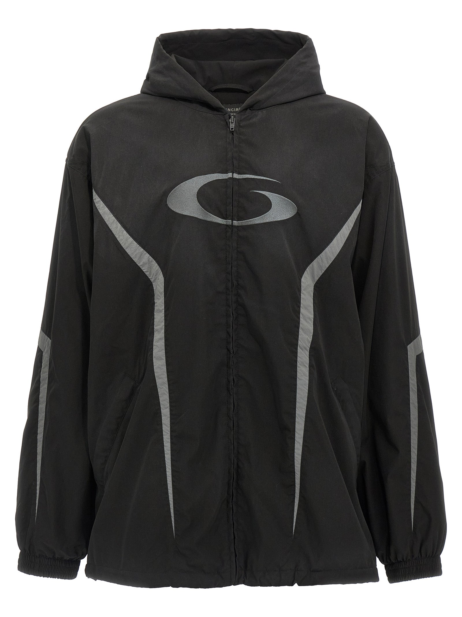 Balenciaga Blouson noir en polyester