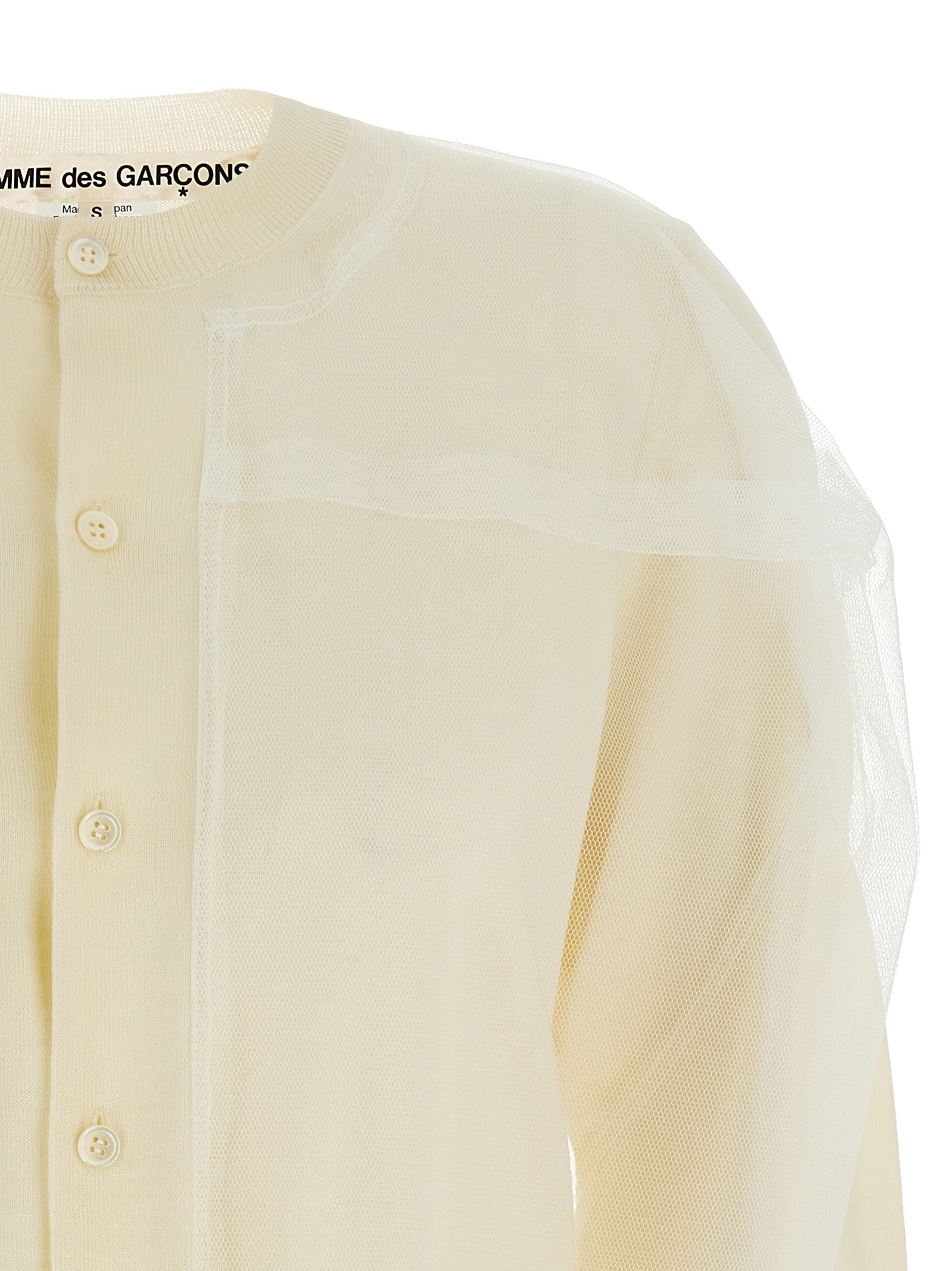 White Wool Cardigan