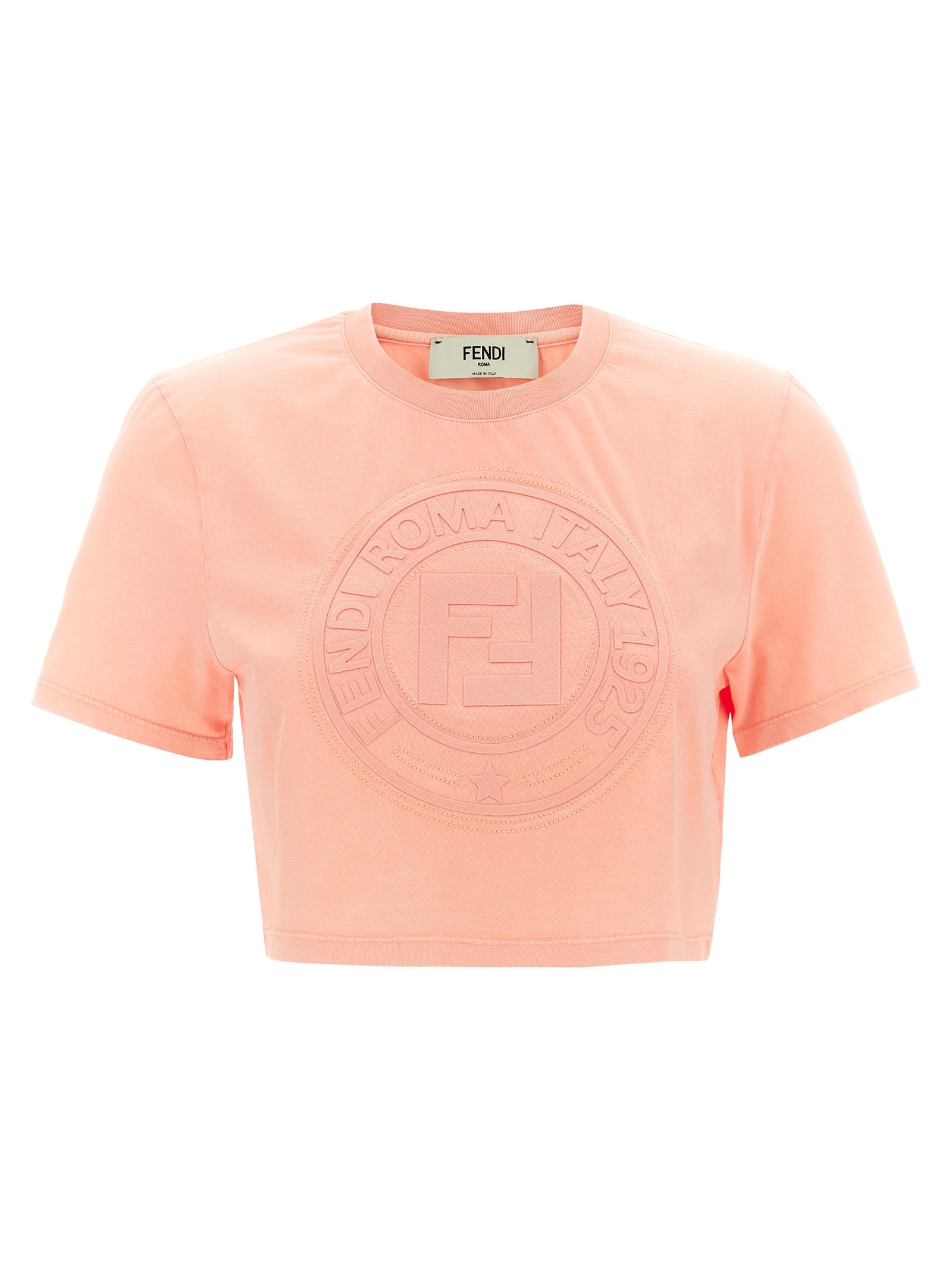 T-shirt en coton multicolore Fendi