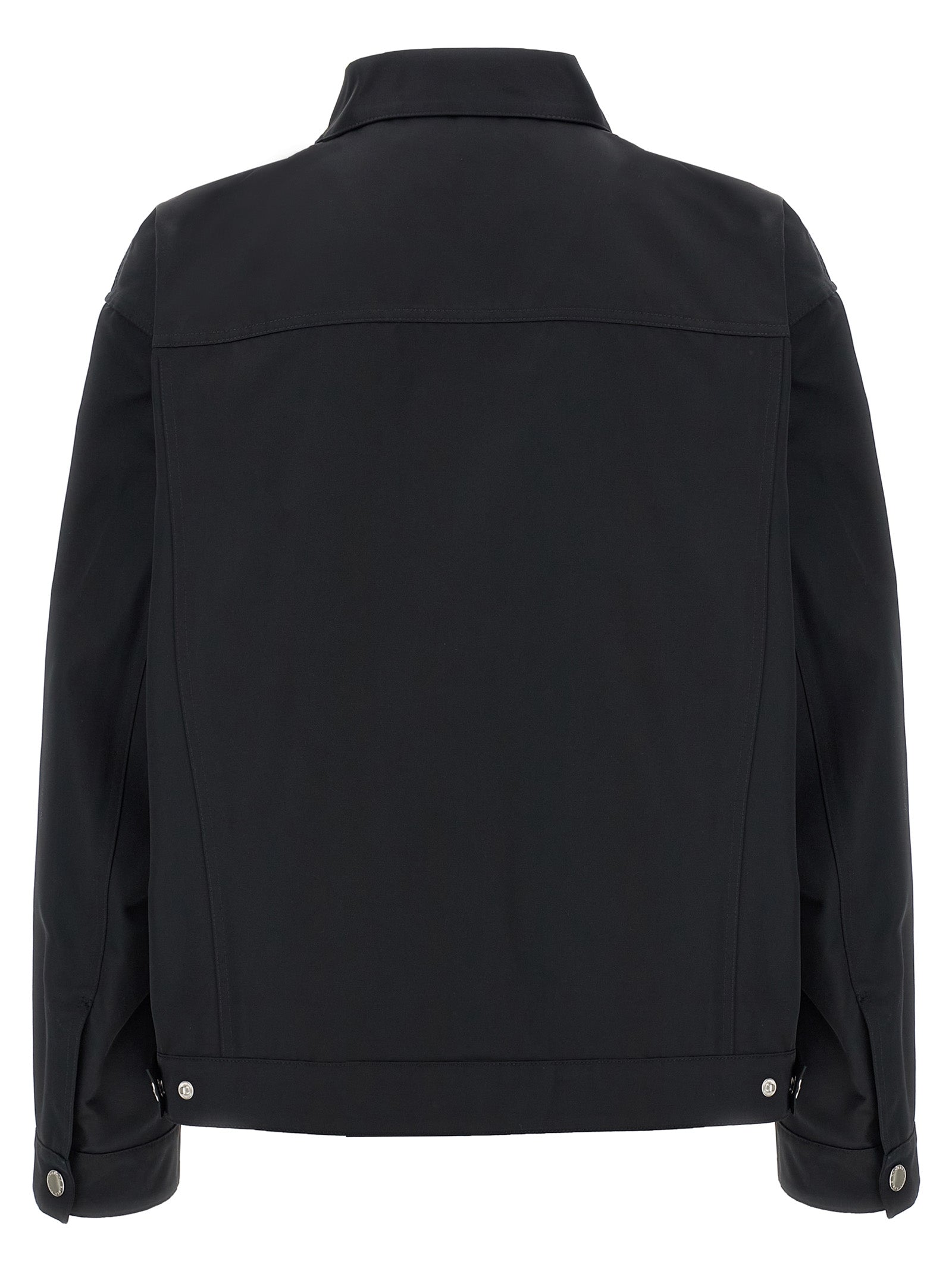 Dsquared² Schwarze, durchgehende Jacke aus Polyester