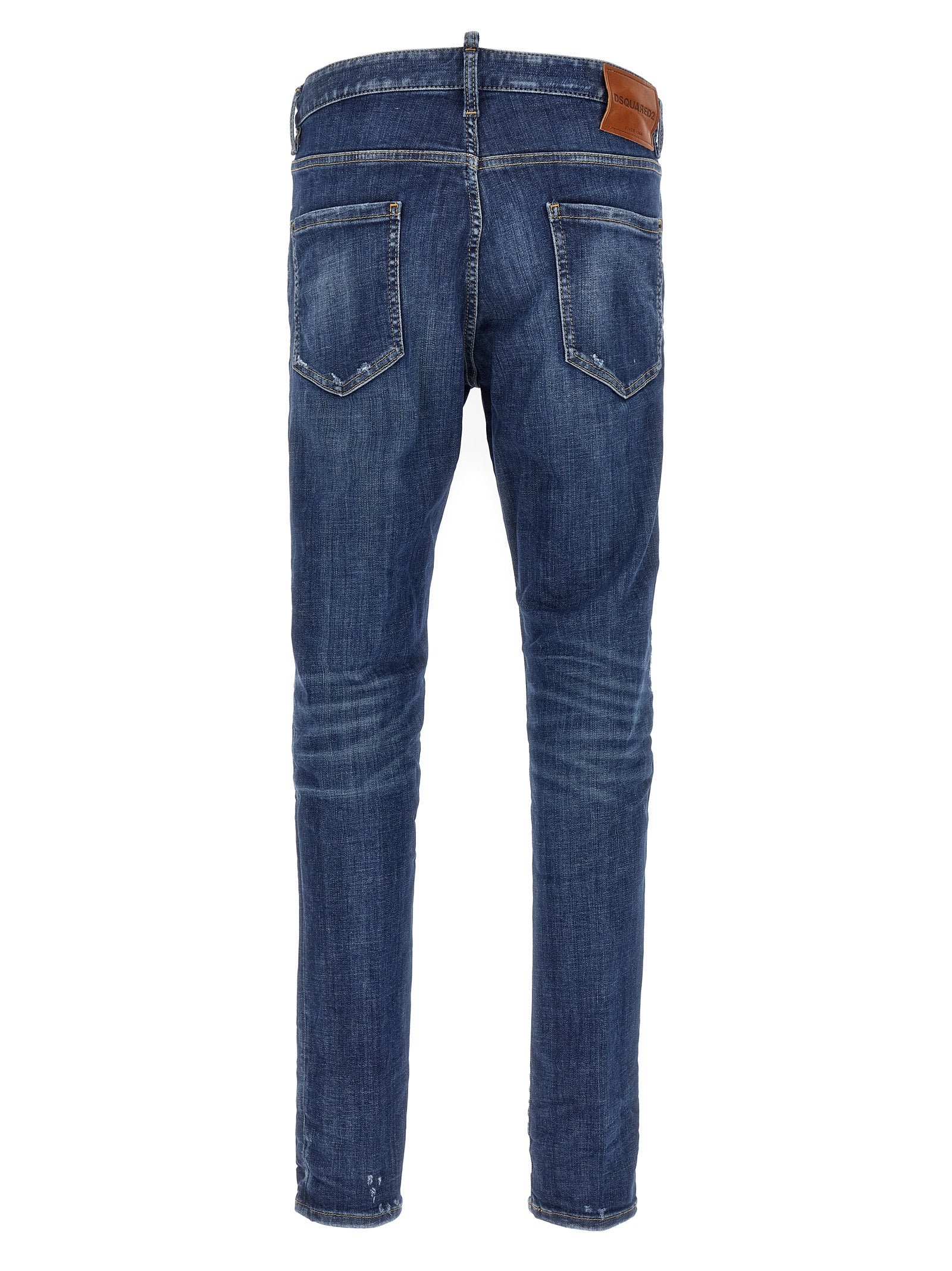 Dsquared² Blaue Slim Fit Jeans aus Baumwolle