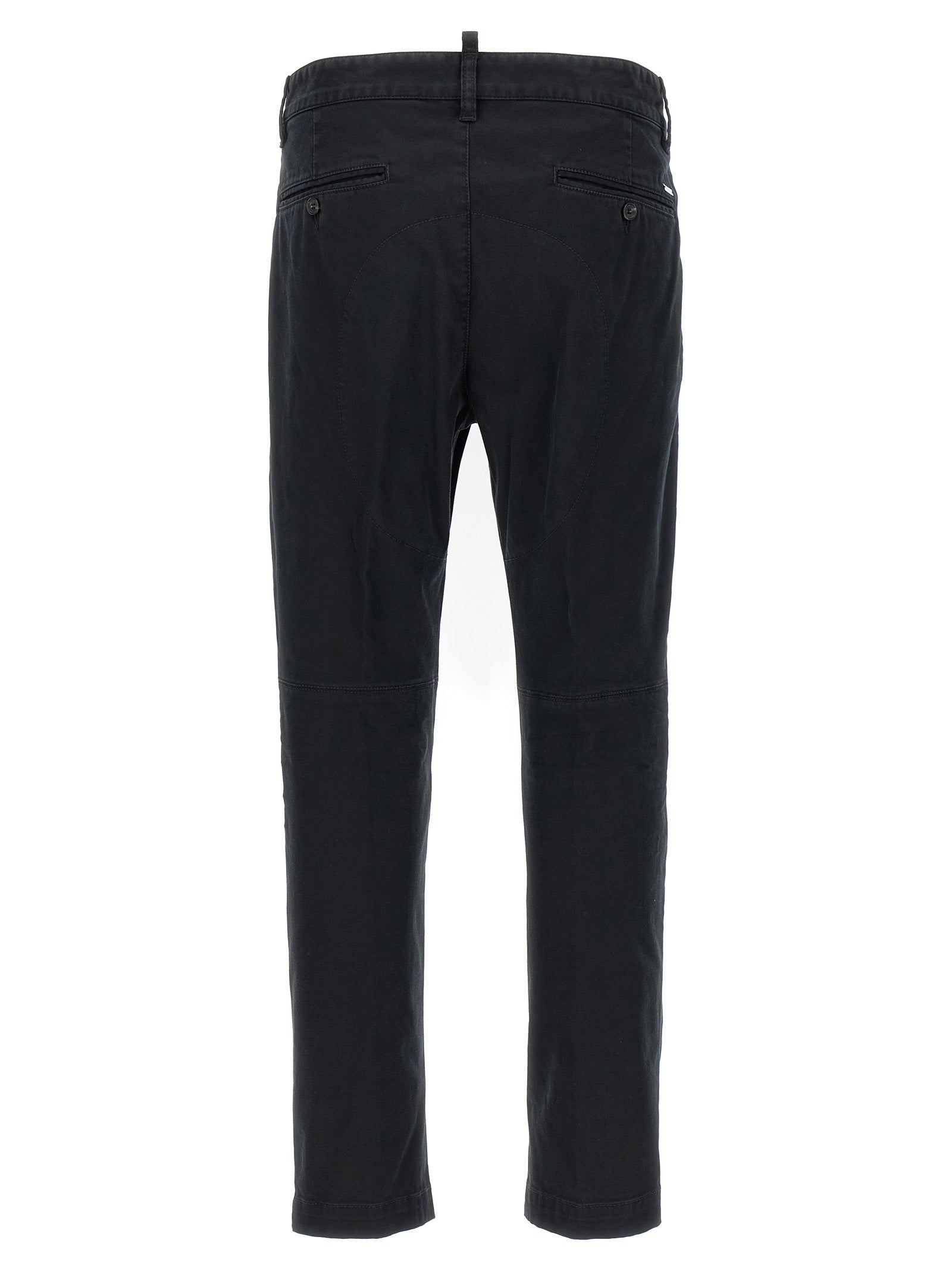 Dsquared² Schwarze Baumwoll-Chinohose
