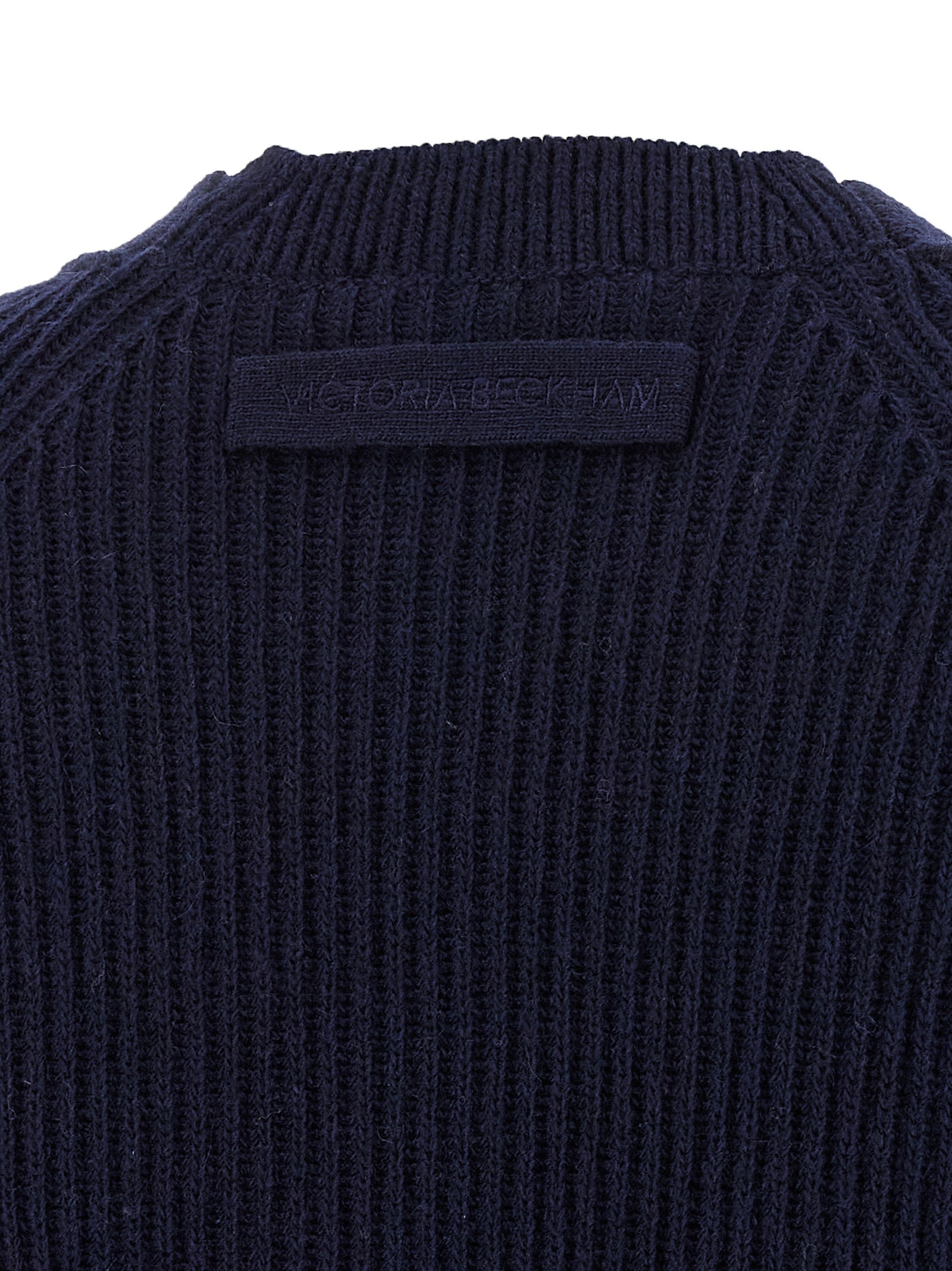 Victoria Beckham Blue Wool Cashmere Cardigan