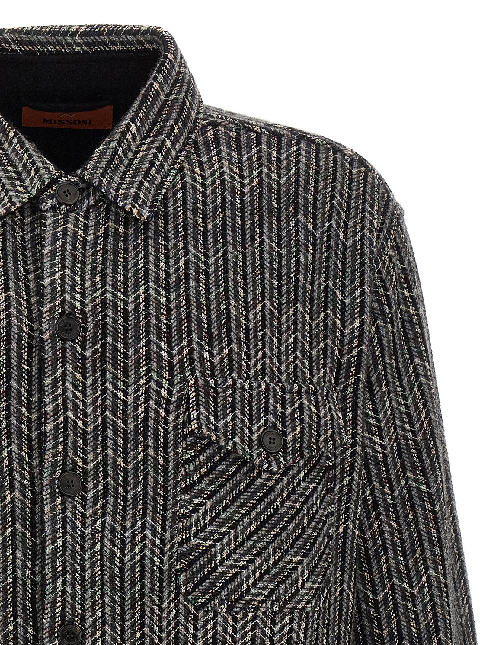 Gray Wool Blouse
