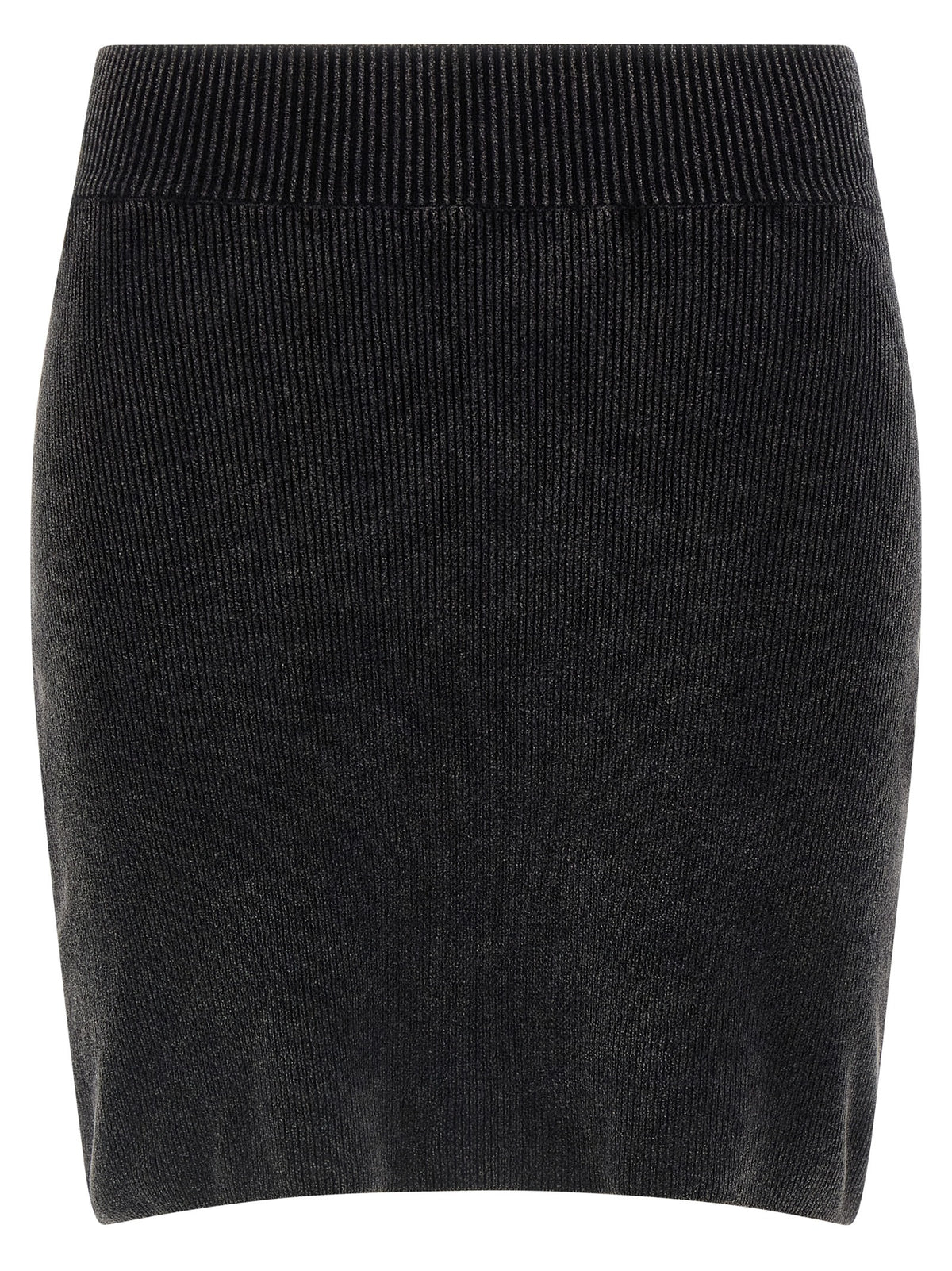 Alexander Wang Black Cotton Long Skirt
