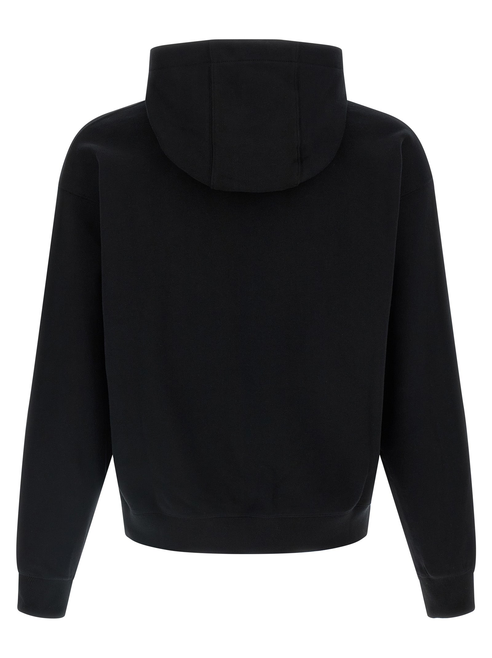 Sweat-shirt en coton noir Versace
