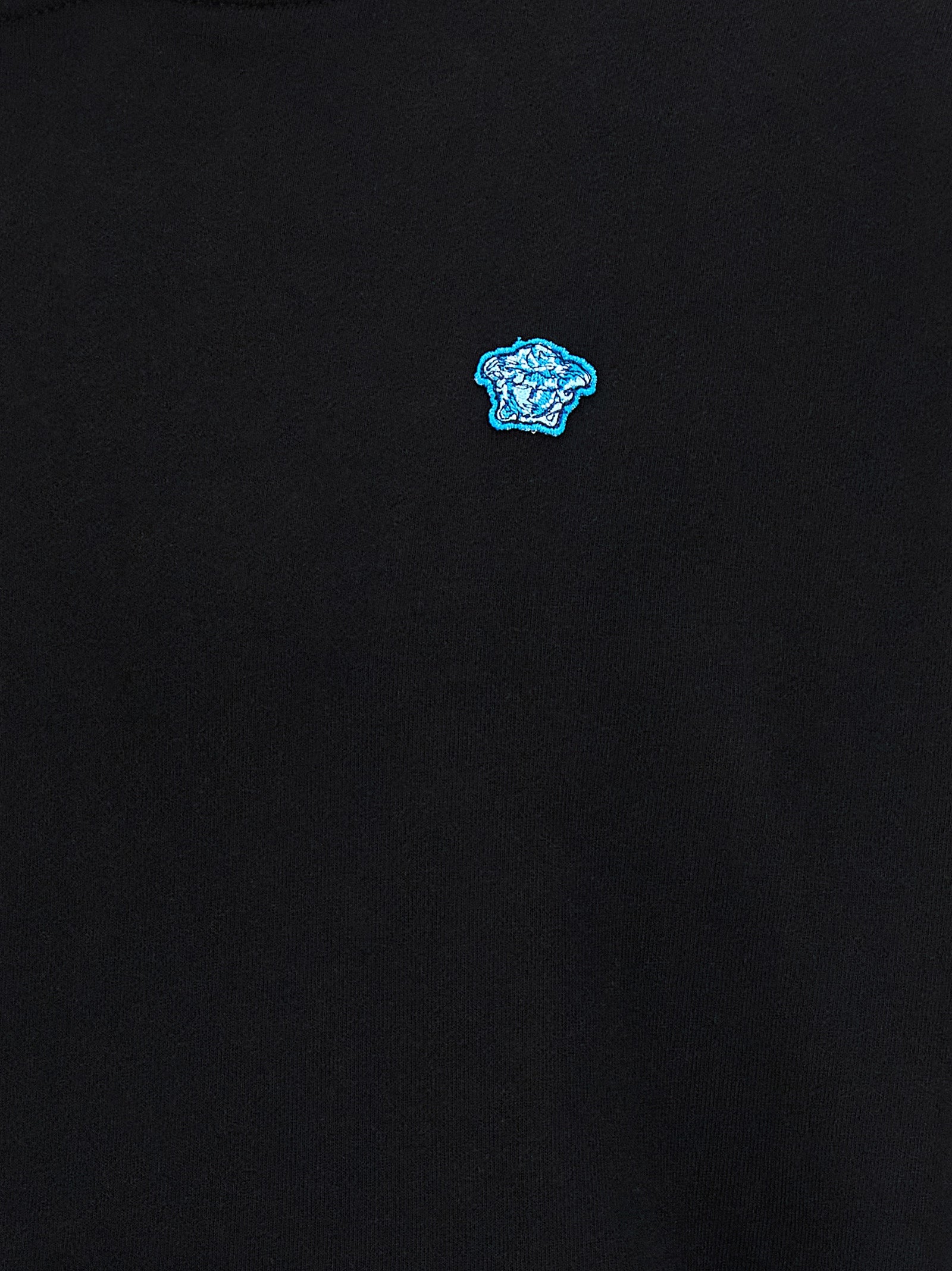 Sweat-shirt en coton noir Versace