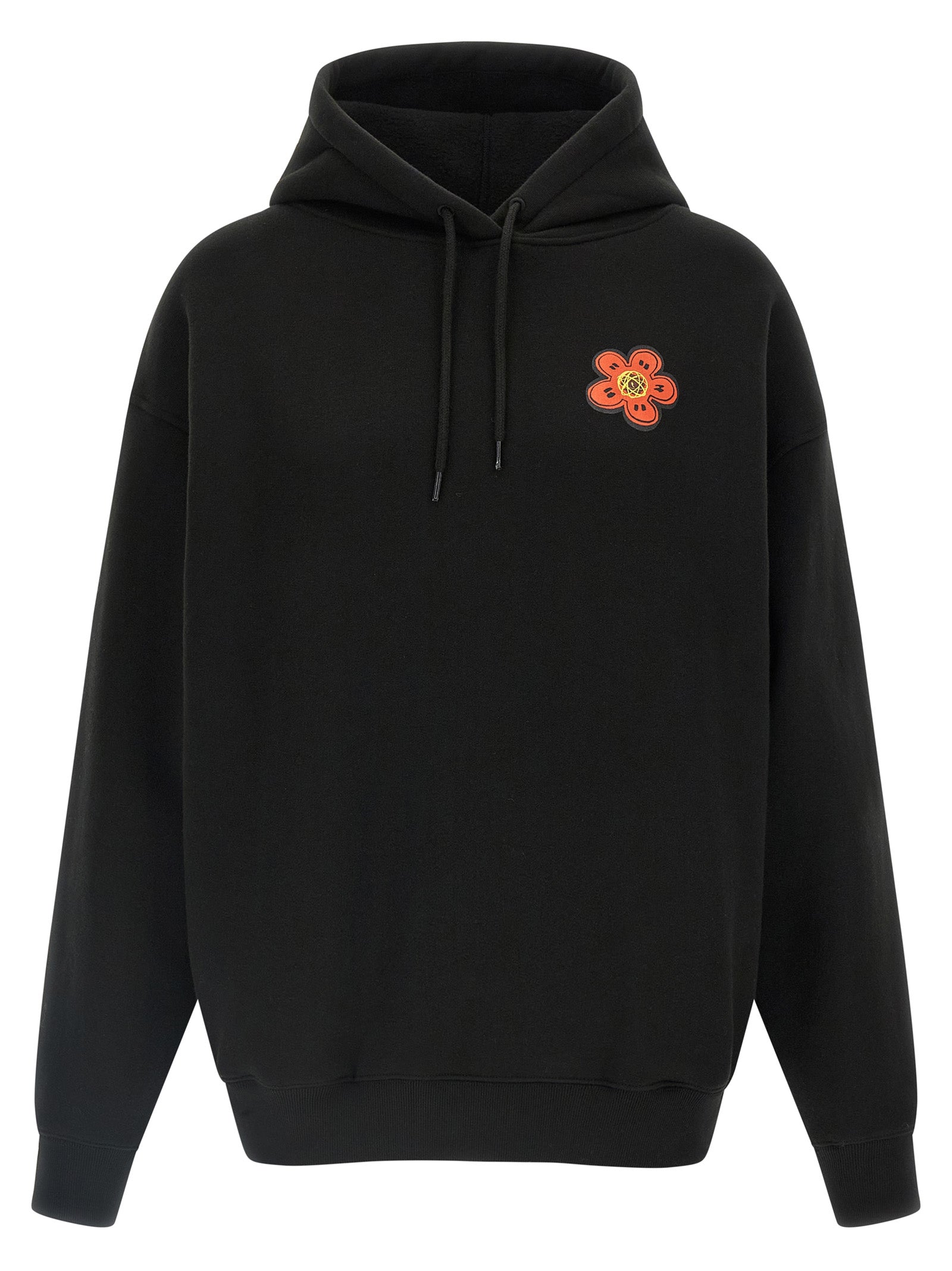 Sweat à capuche Kenzo en coton noir