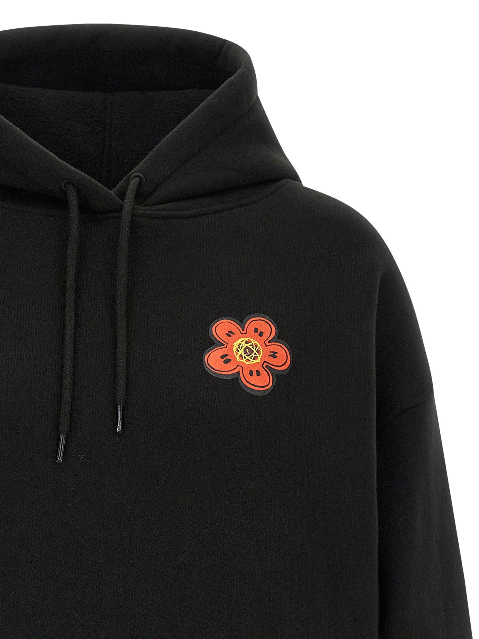 Sweat à capuche Kenzo en coton noir