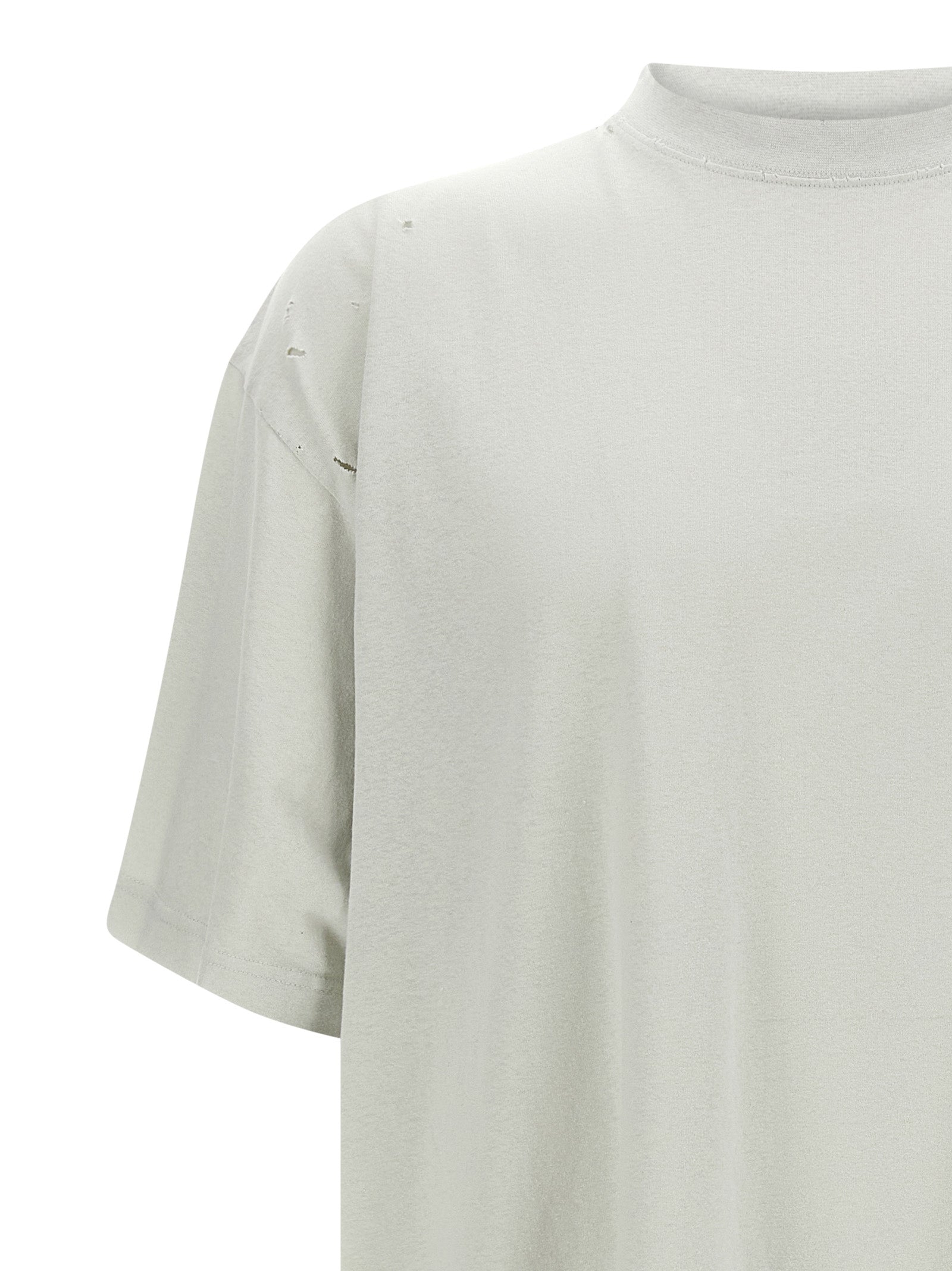T-shirt Balenciaga en coton beige