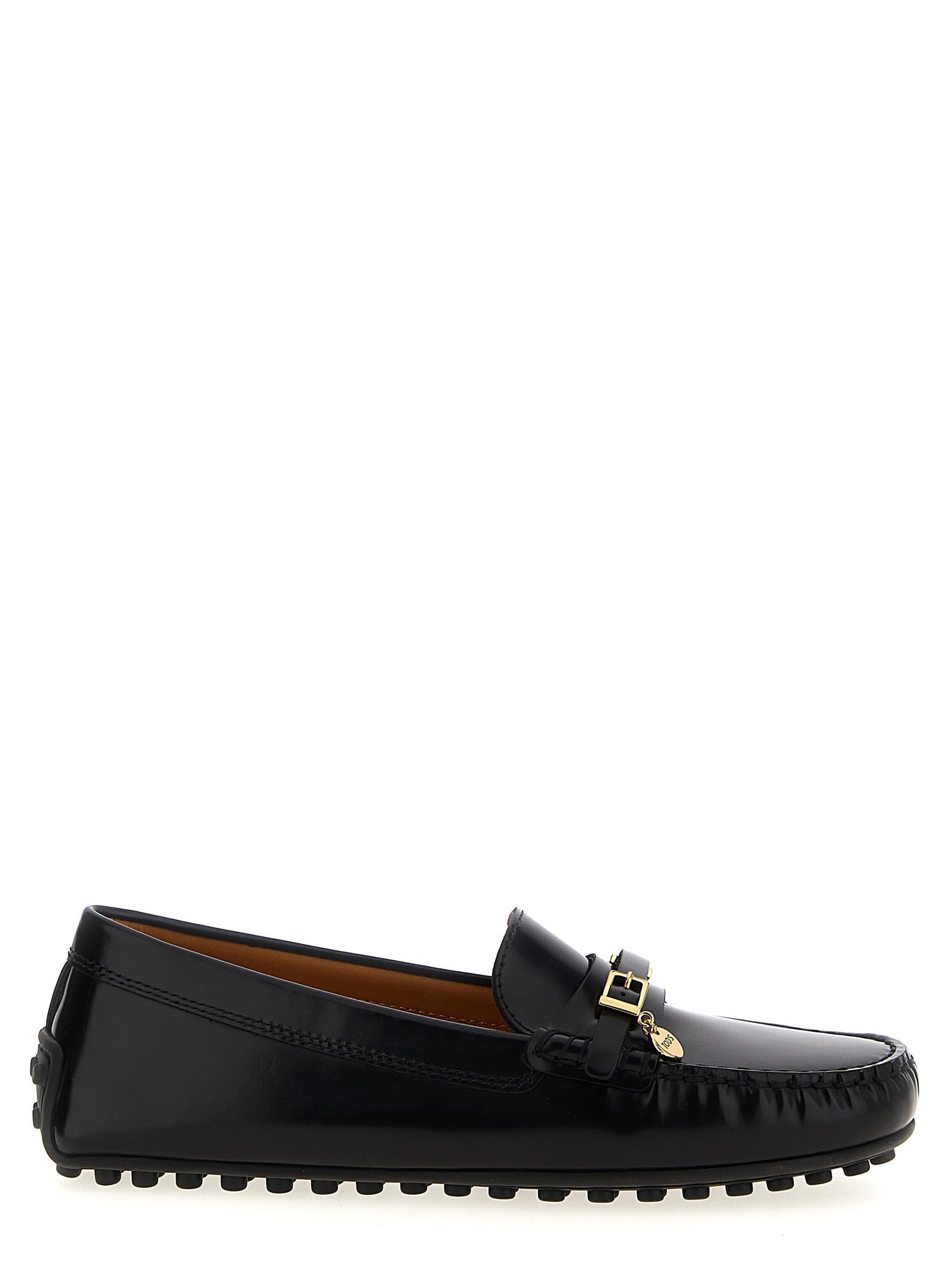 Mocassins Tod's en veau pleine fleur noir à enfiler