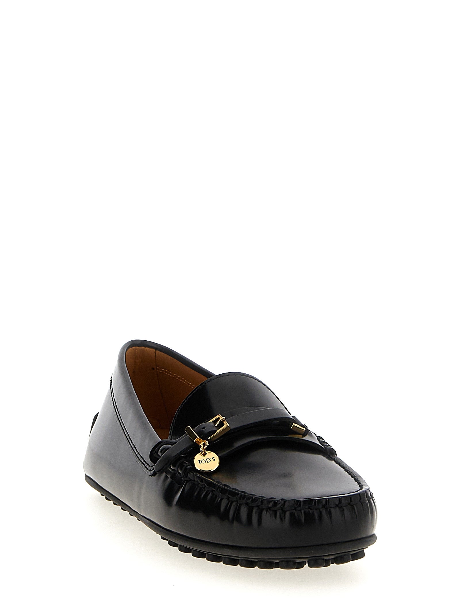 Mocassins Tod's en veau pleine fleur noir à enfiler