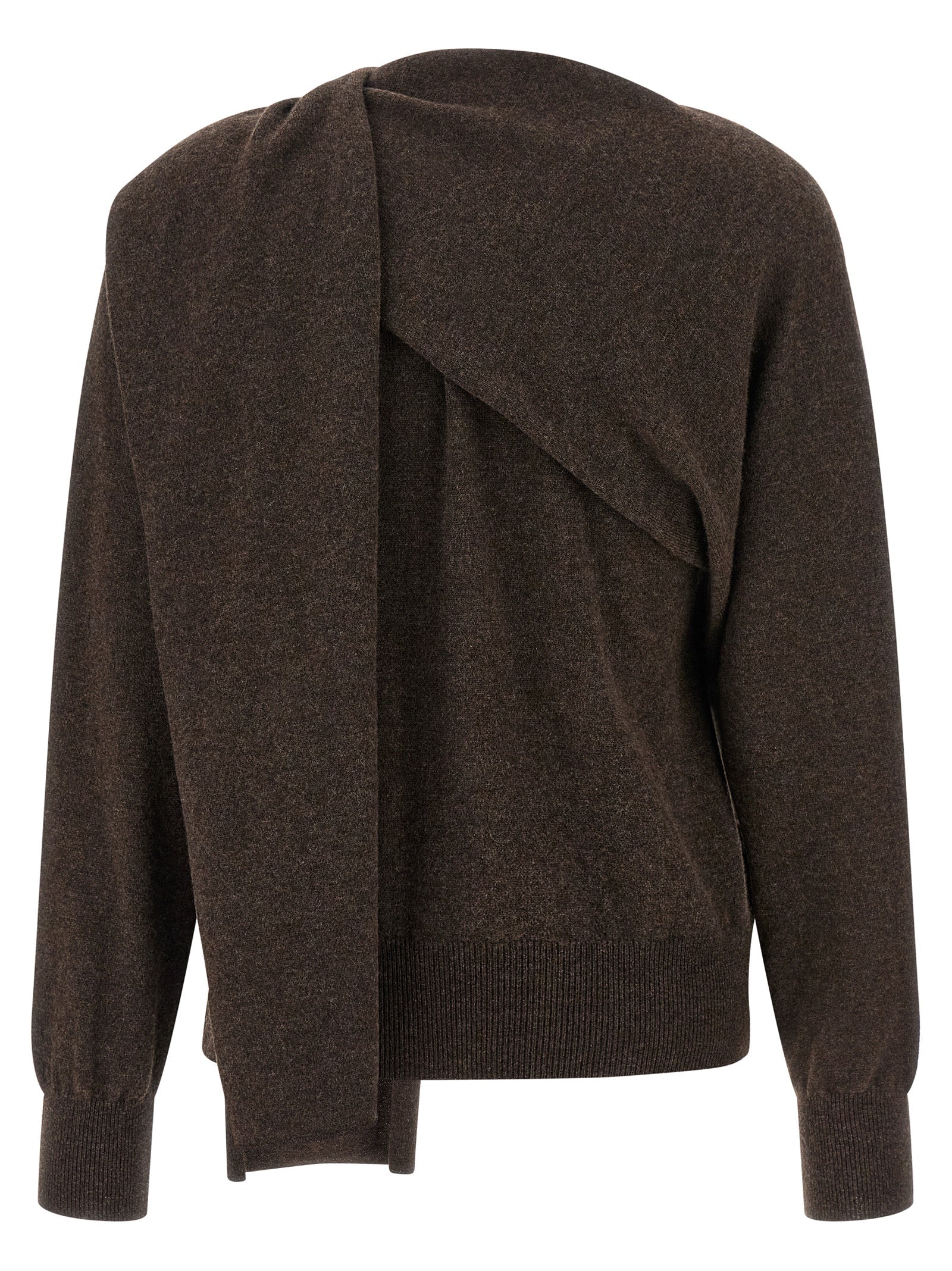 Gilet Ferragamo marron en cachemire