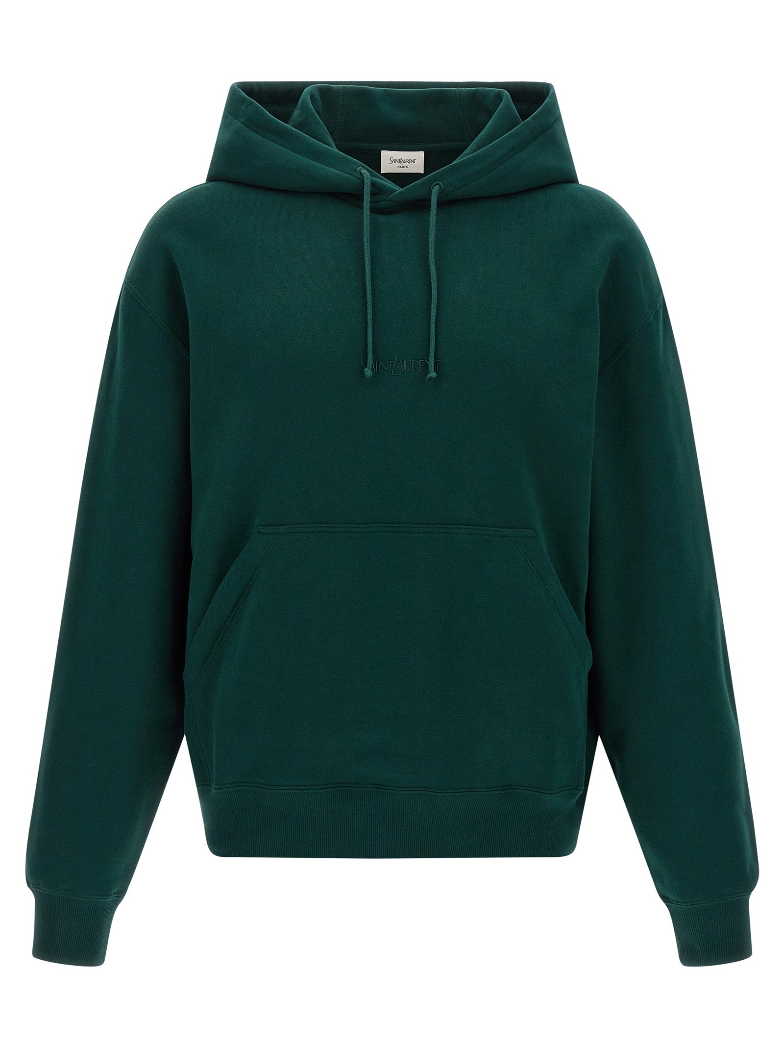 Sweat-shirt bicolore en coton Saint Laurent