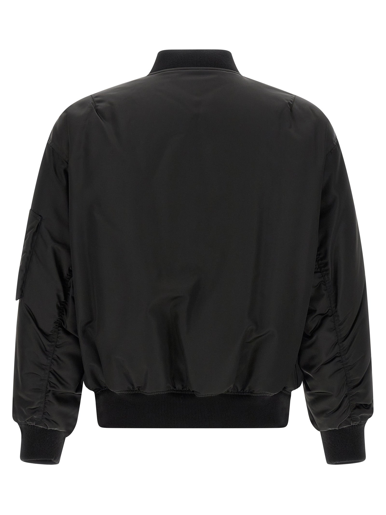 Blouson bomber Saint Laurent en polyamide noir