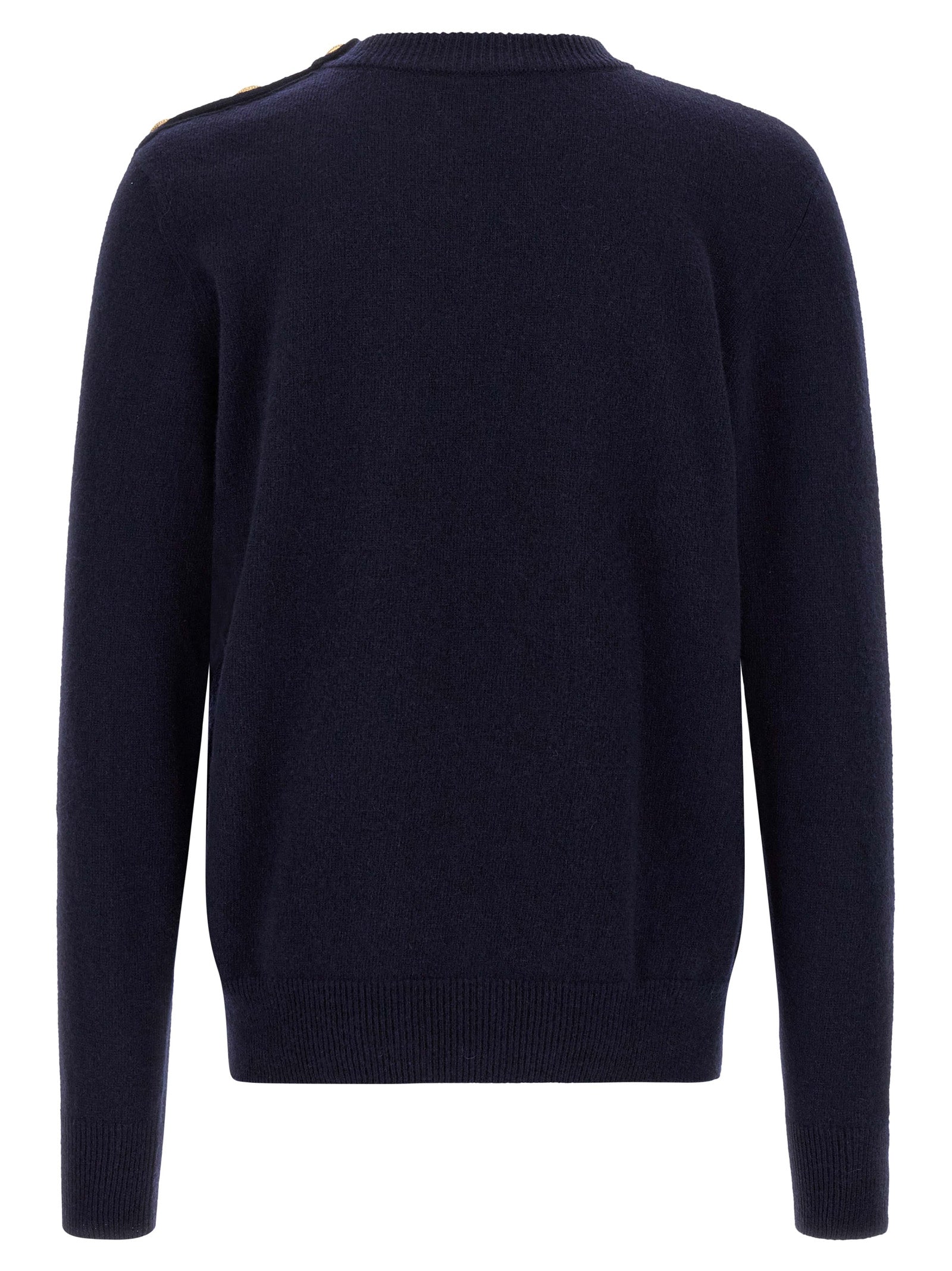 Cardigan en cachemire bleu Balmain