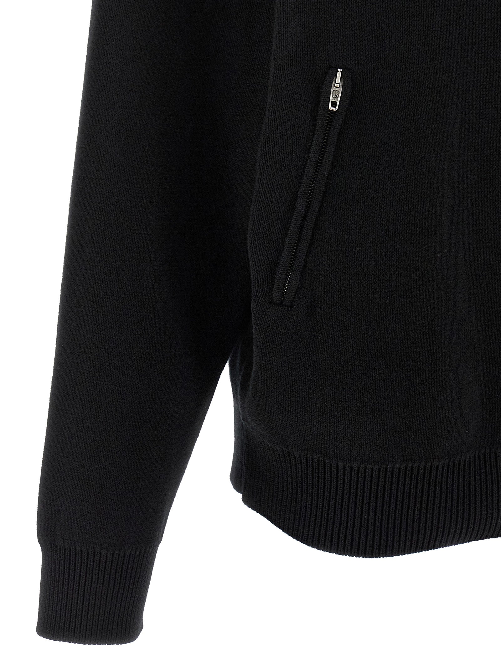 Cardigan Balenciaga en coton noir