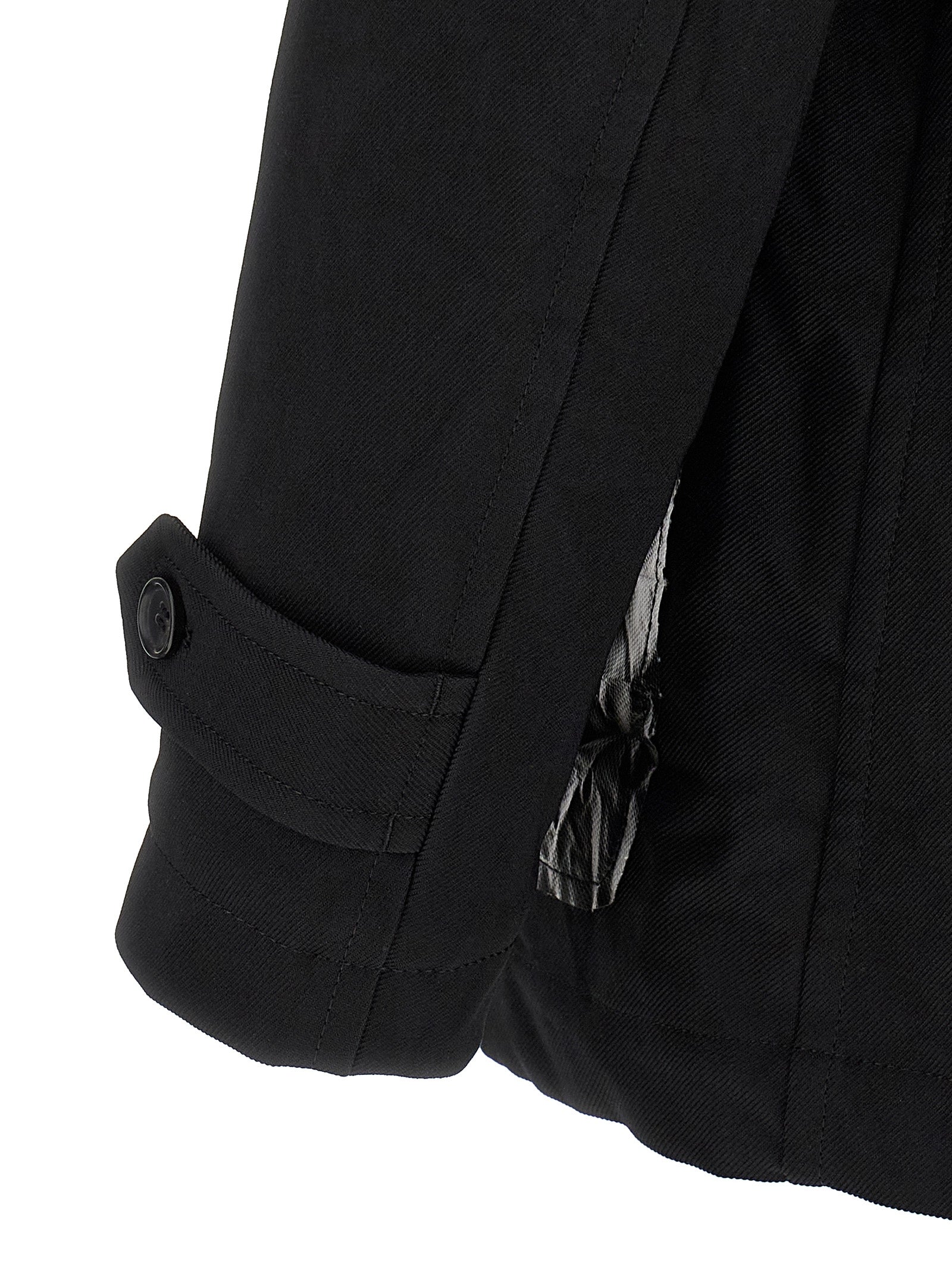 Manteau Comme Des Garçons en Polyester Noir