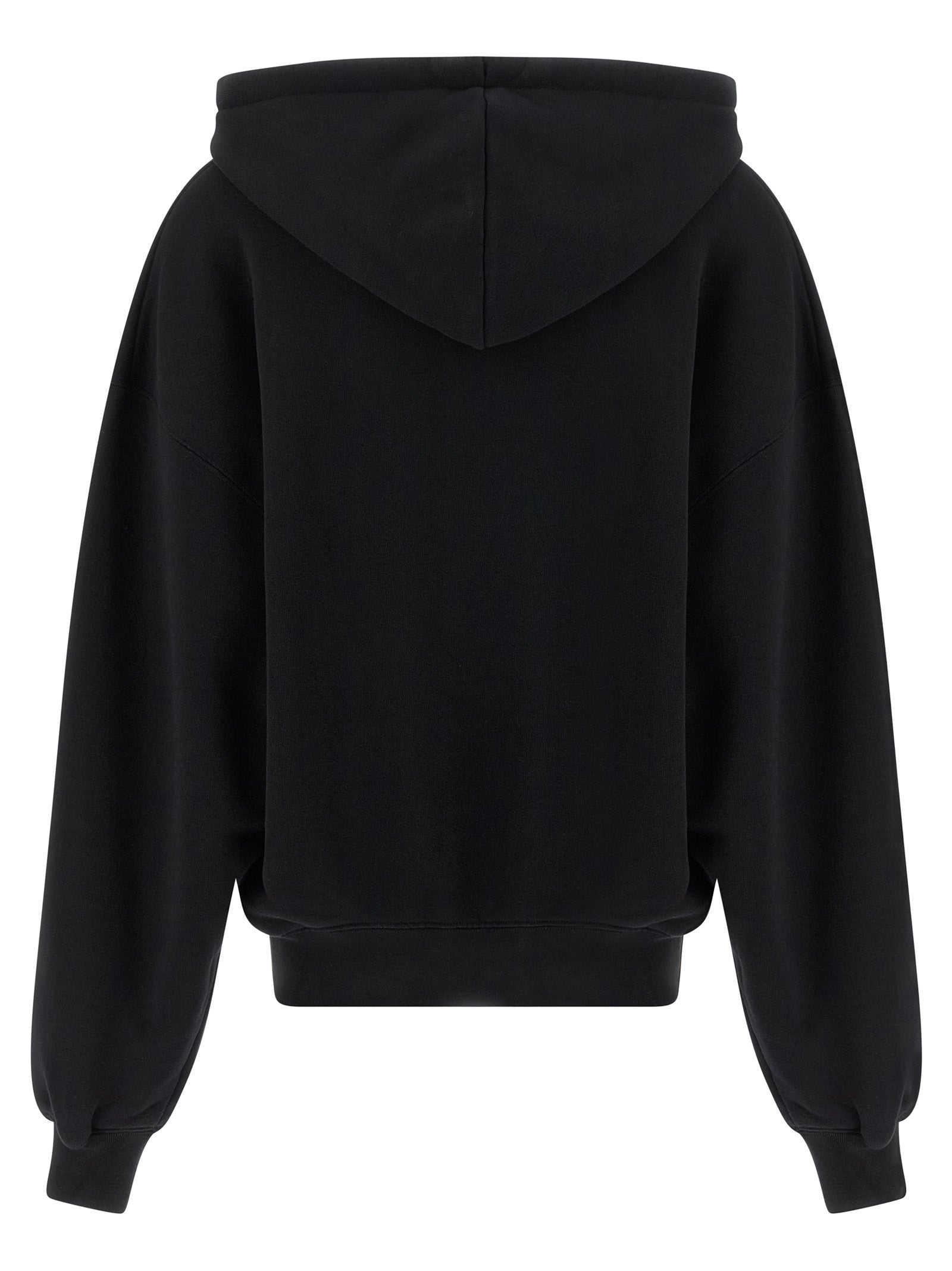 Sweat à capuche bicolore en coton Off-White