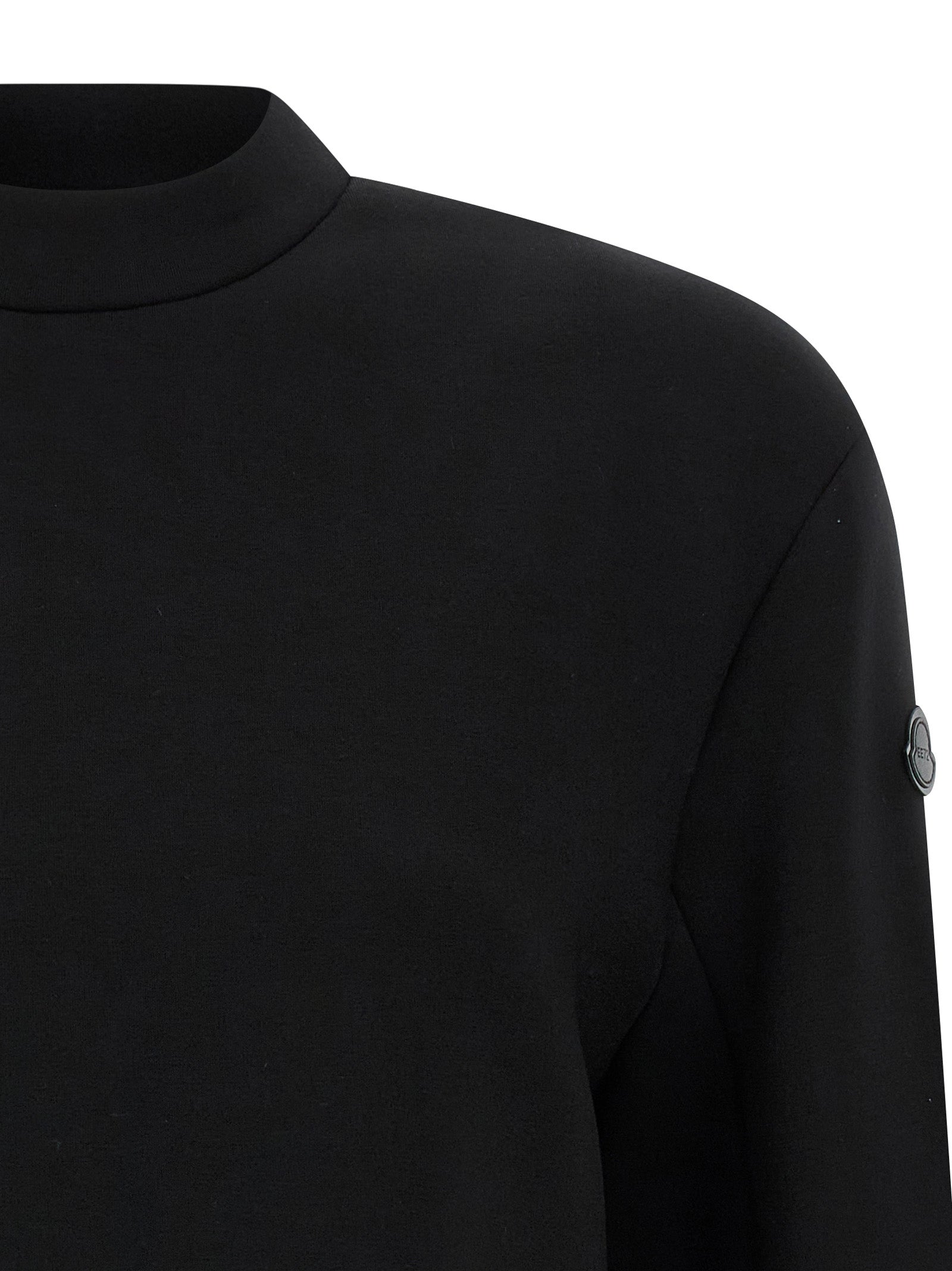 MONCLER GENIUS Sweat-shirt noir en viscose